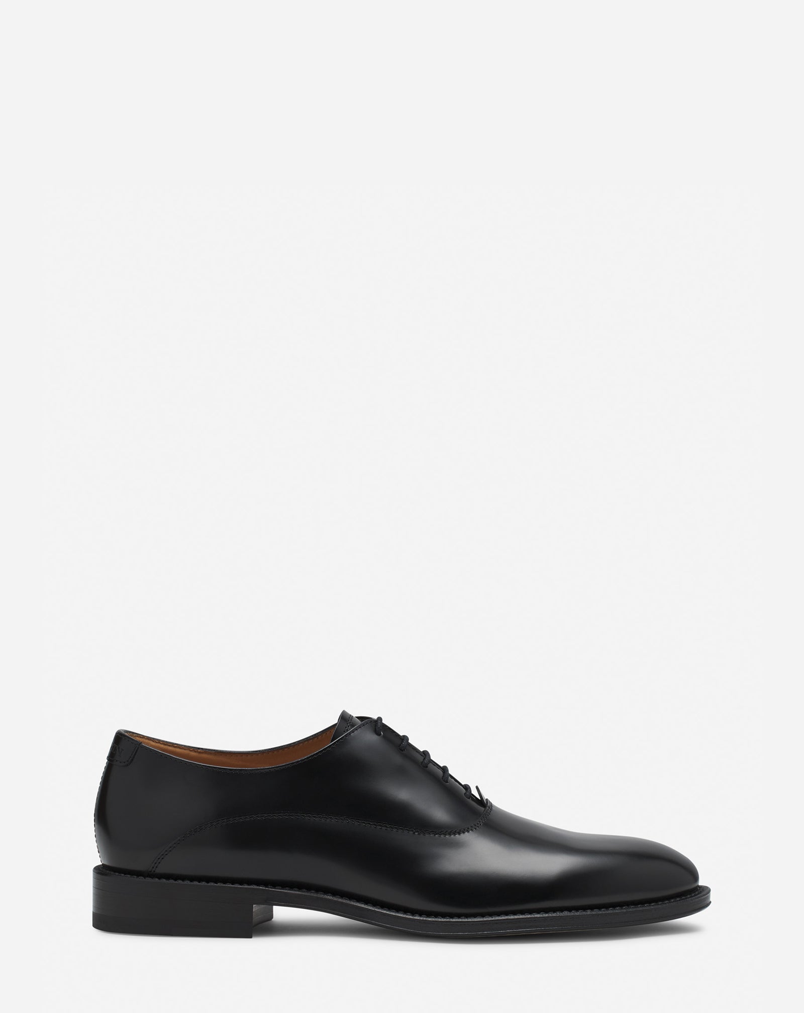 DERBIES LANVIN SIGNATURE EN CUIR NOIR