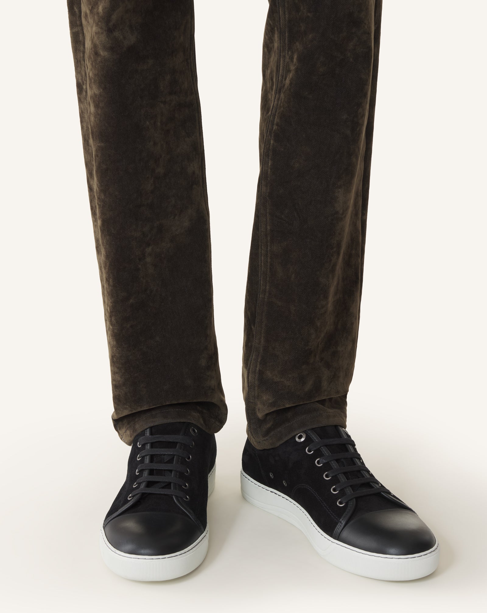 SNEAKERS DBB1 EN CUIR ET SUEDE
