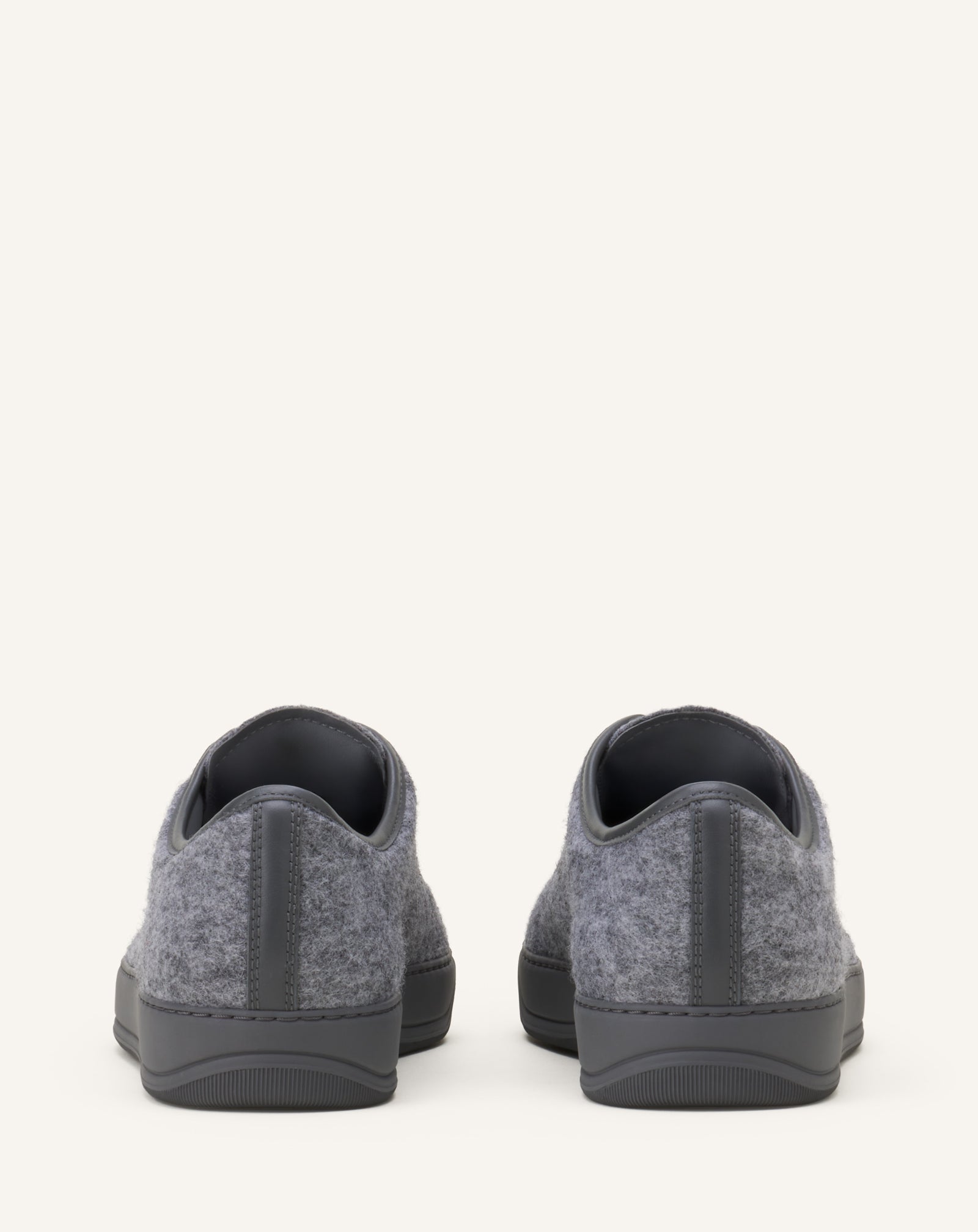 SNEAKERS DBB1 EN FEUTRE ET CUIR NAPPA GRIS