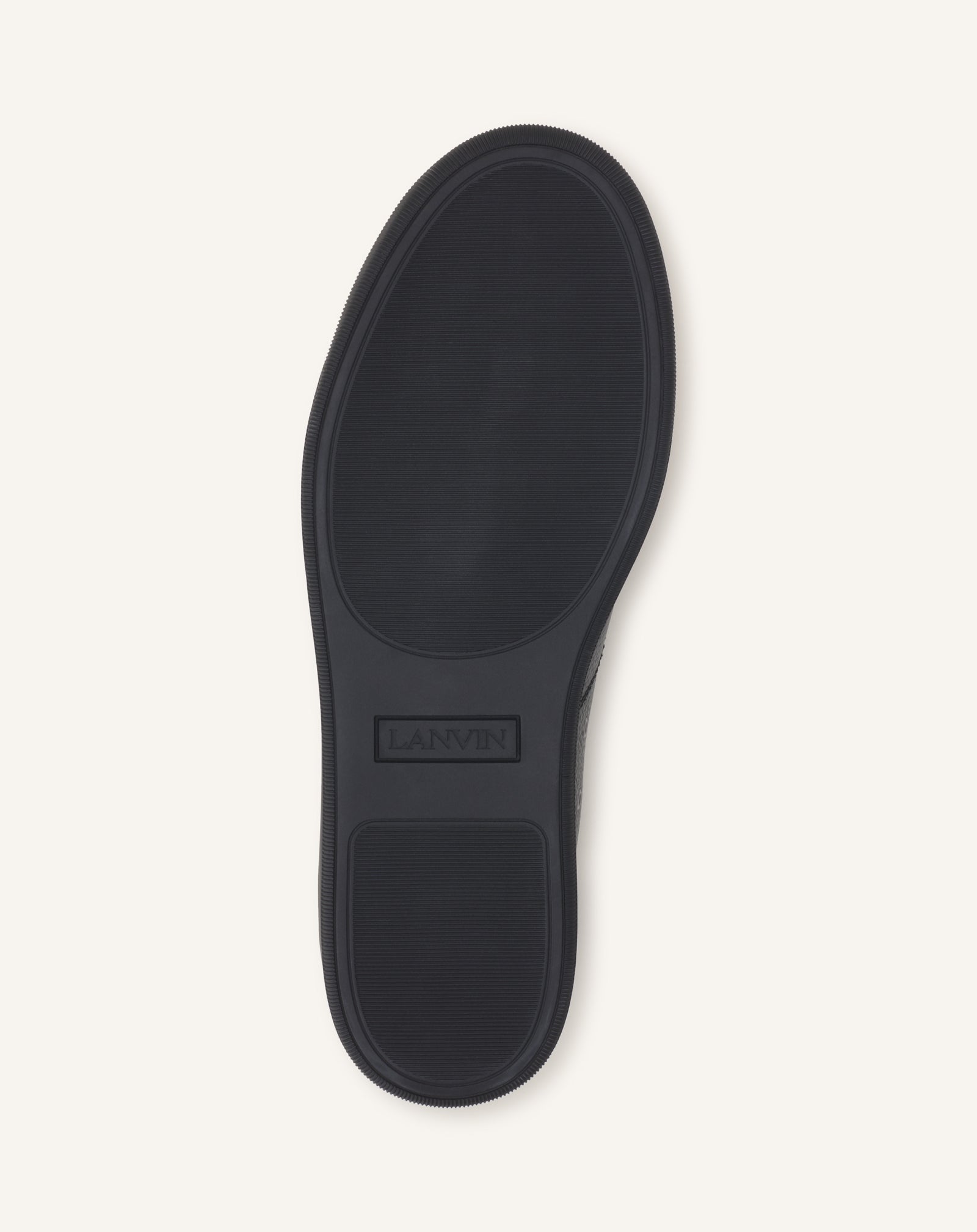 SNEAKERS DBB1 EN CUIR GRAINÉ ET NAPPA NOIR
