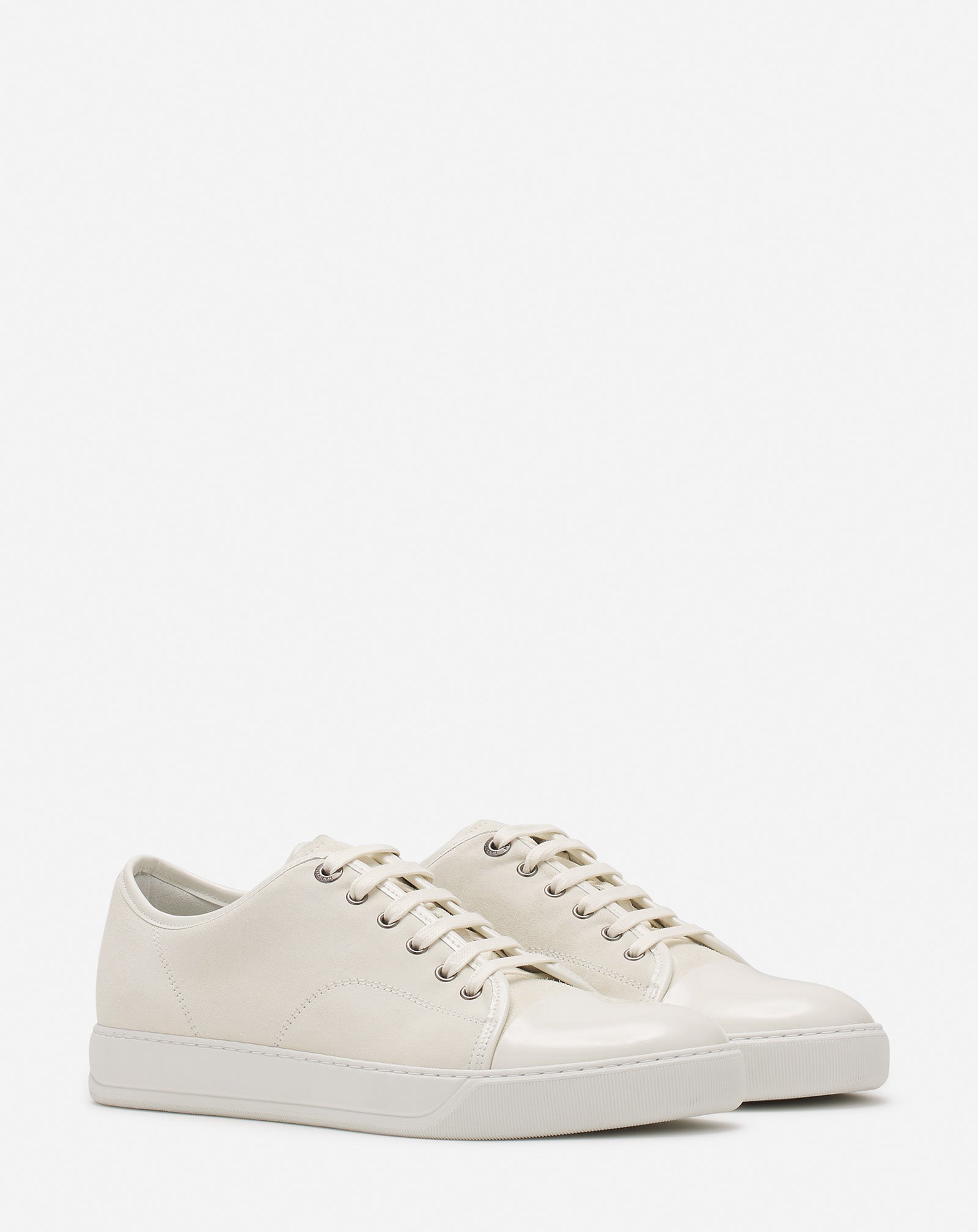 SNEAKERS DBB1 EN SUEDE ET CUIR VERNIS