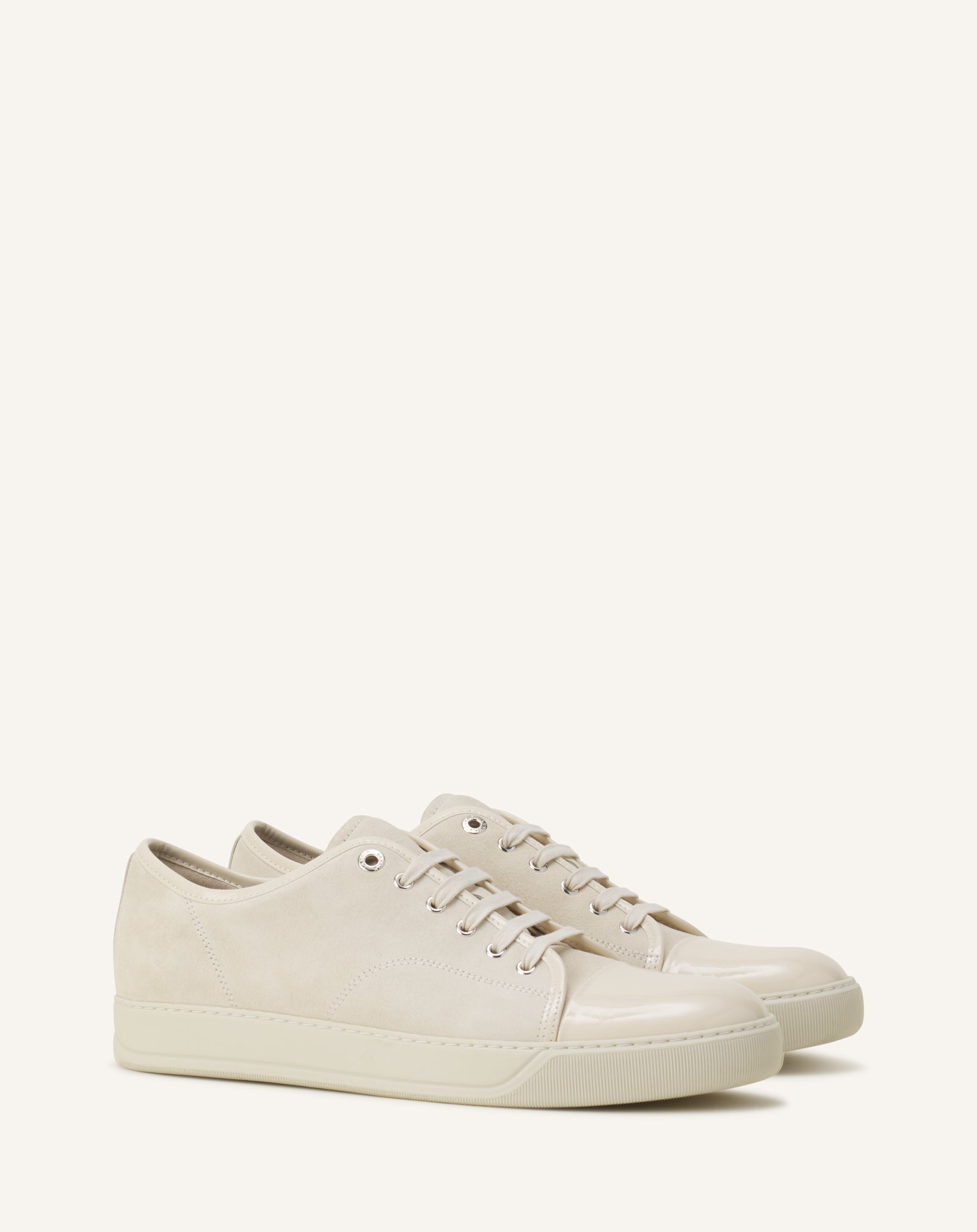 SNEAKERS DBB1 EN SUEDE ET CUIR VERNIS