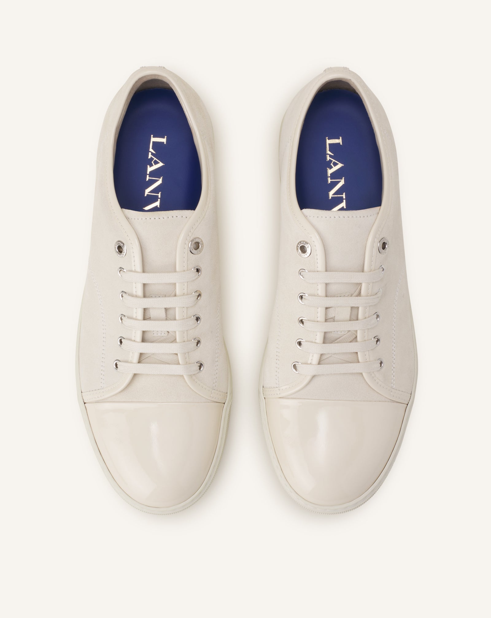 SNEAKERS DBB1 EN SUEDE ET CUIR VERNIS