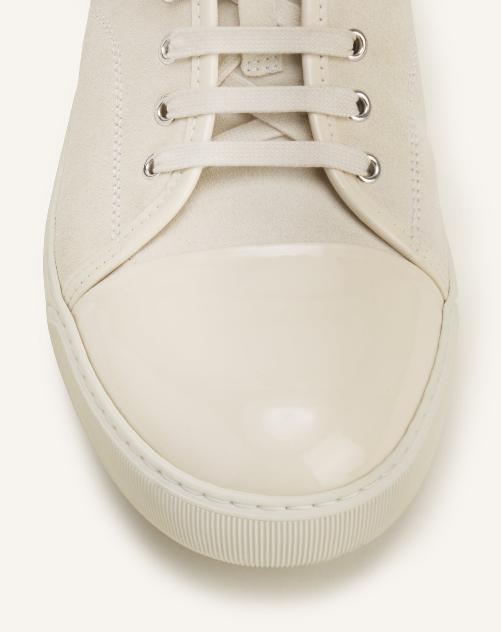SNEAKERS DBB1 EN SUEDE ET CUIR VERNIS