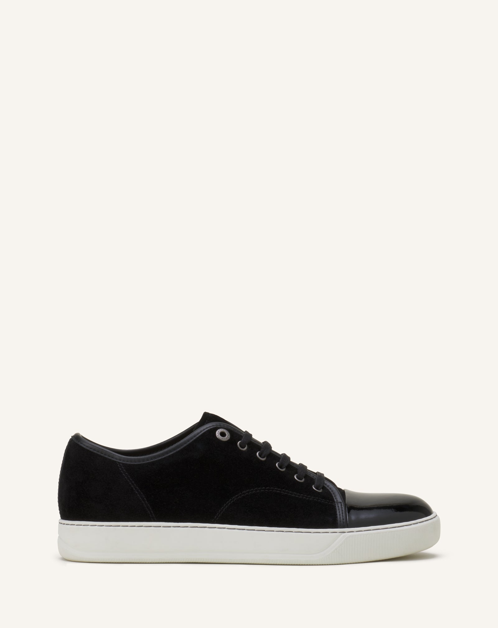 SNEAKERS DBB1 EN SUEDE ET CUIR VERNIS