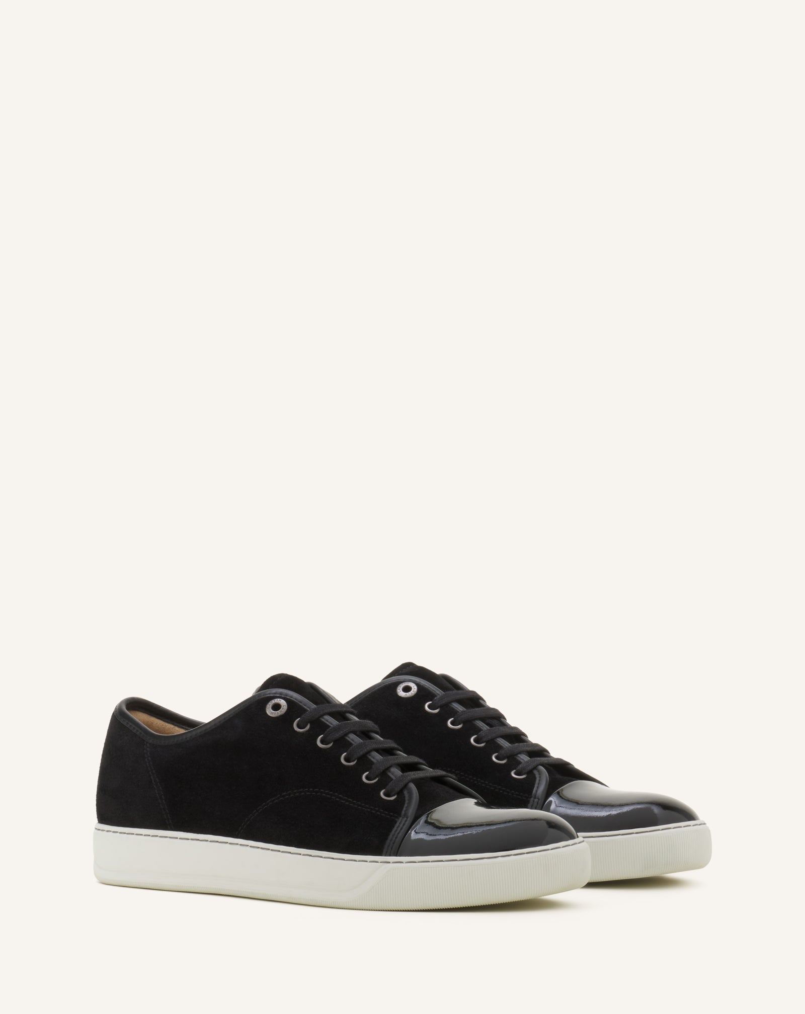 SNEAKERS DBB1 EN SUEDE ET CUIR VERNIS