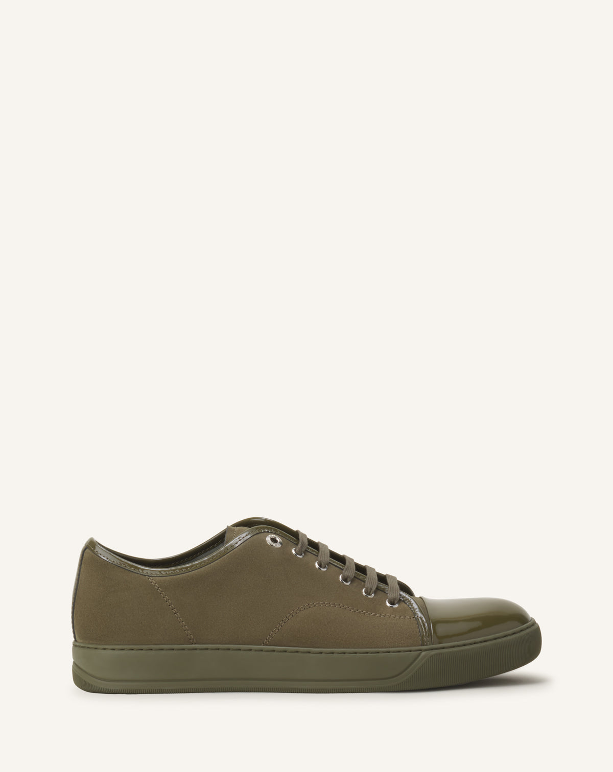SNEAKERS DBB1 EN SUEDE ET CUIR VERNIS