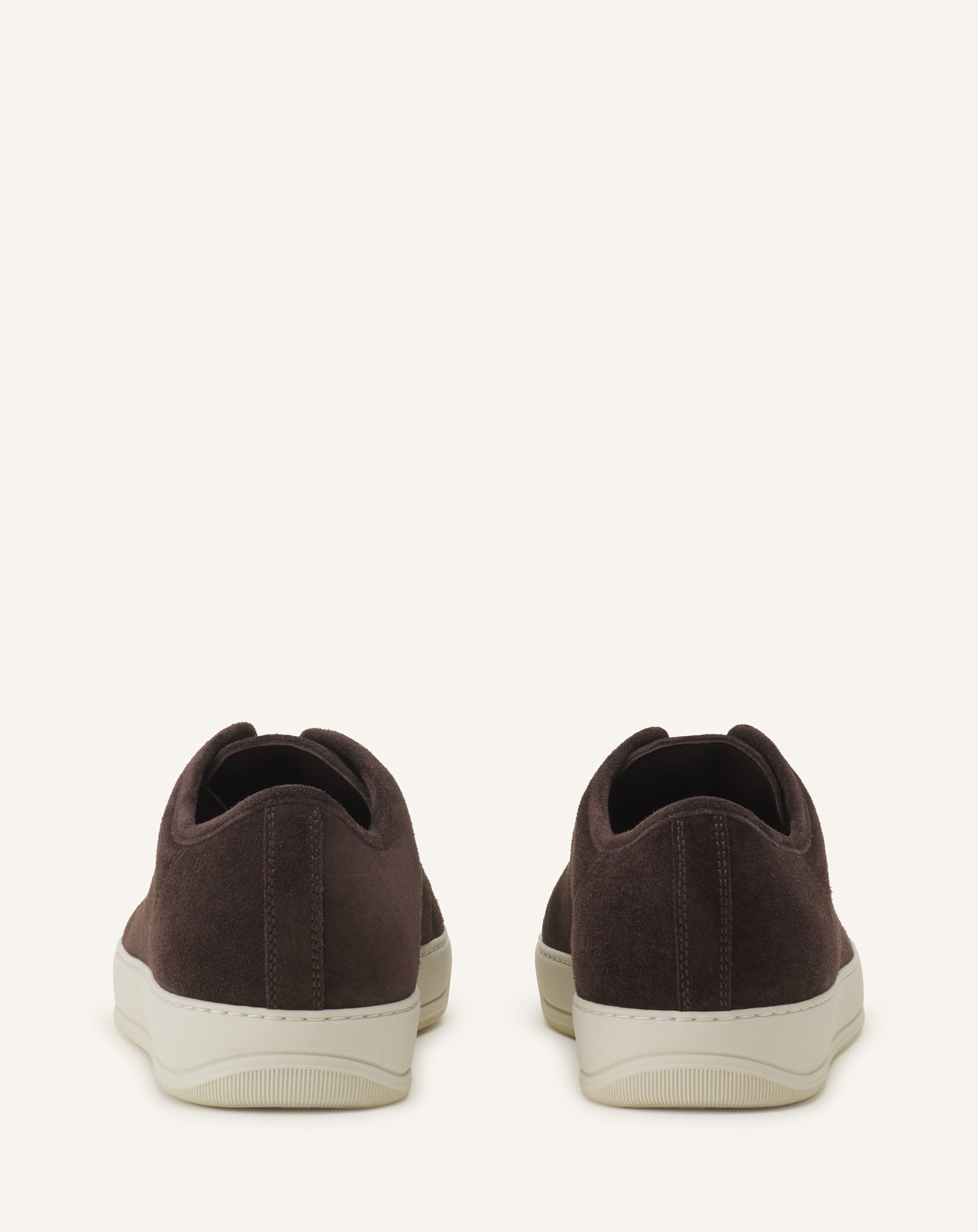 SNEAKERS DBB1 EN SUEDE ET CUIR VERNIS MARRON