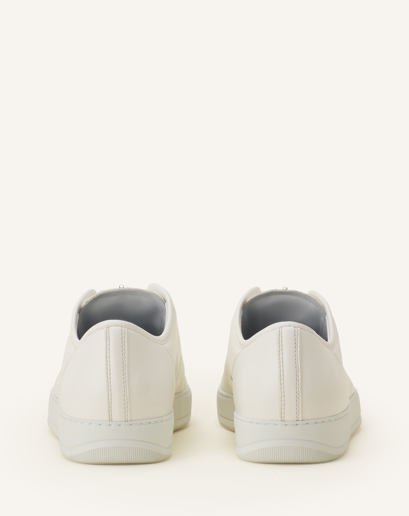 SNEAKERS DBB1 ZIP EN CUIR BLANC