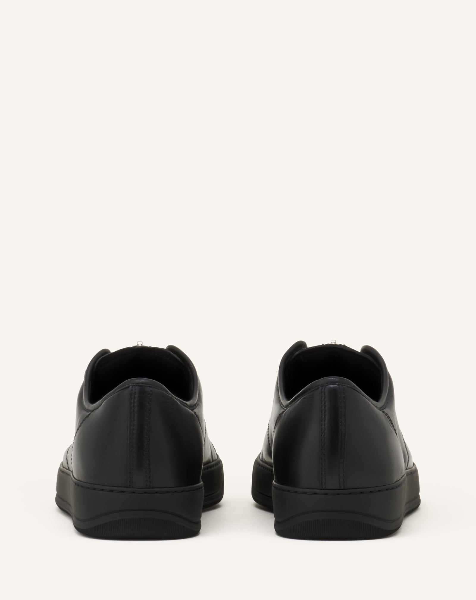 SNEAKERS DBB1 ZIP EN CUIR NOIR