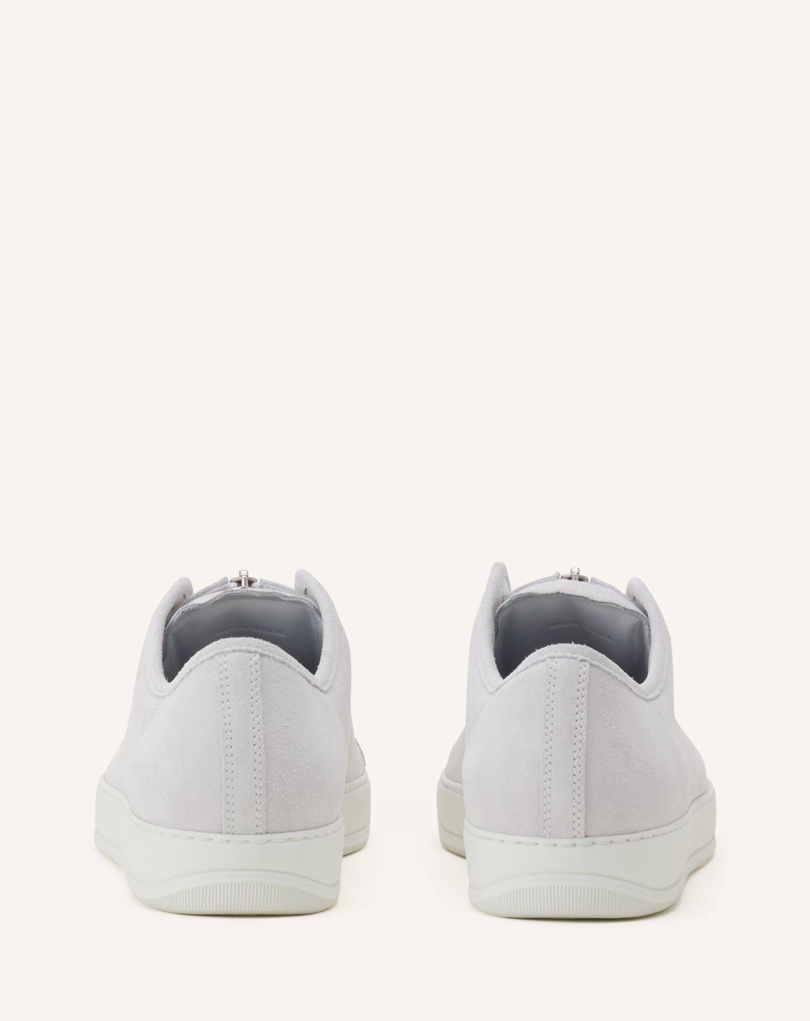 SNEAKERS DBB1 ZIP EN SUEDE BLANC