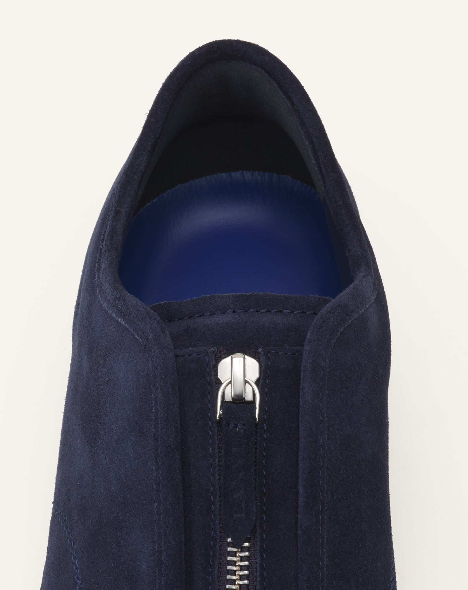 SNEAKERS DBB1 ZIP EN SUEDE BLEU
