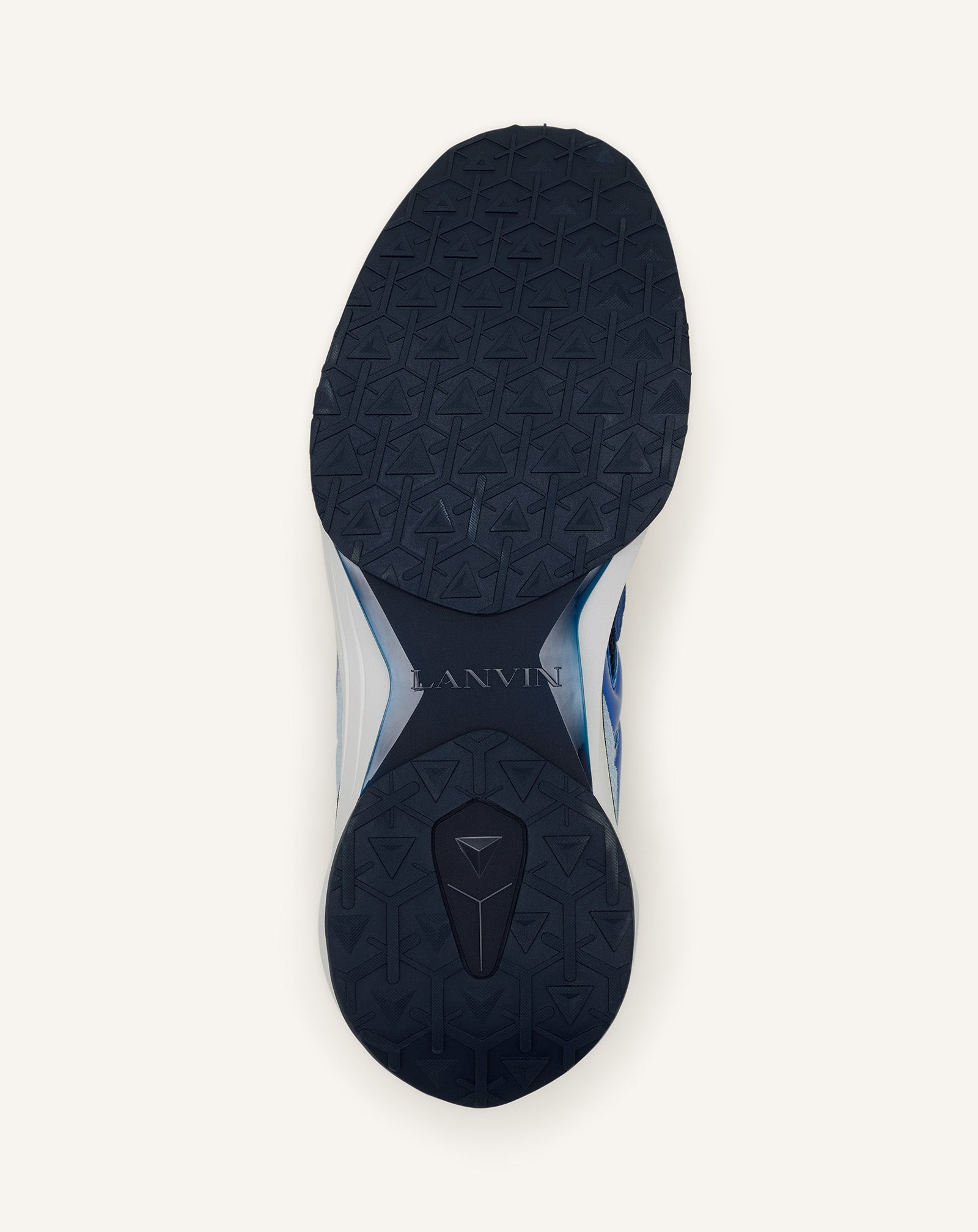 SNEAKERS JLA EN MESH ET CUIR MÉTALLISÉ