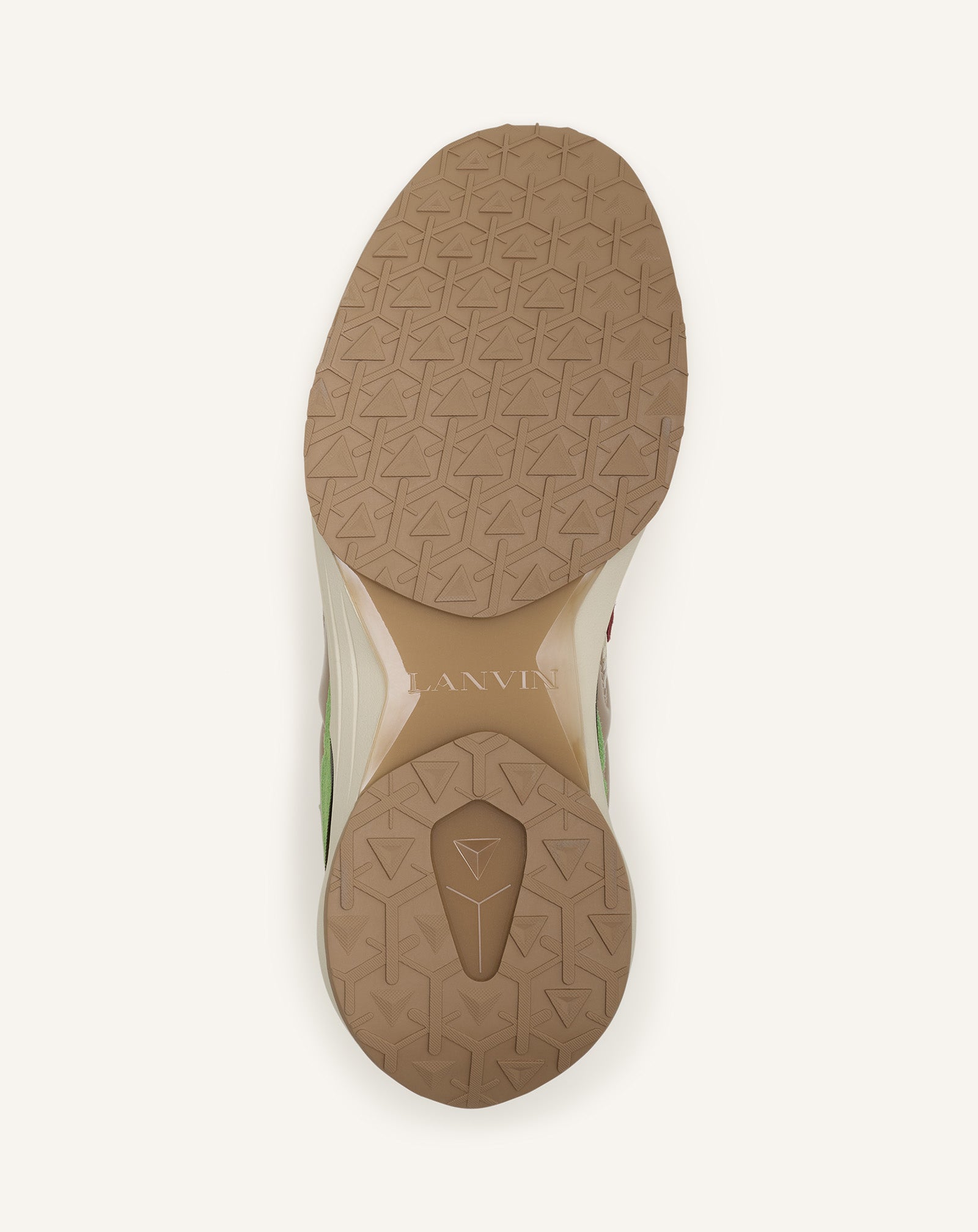 SNEAKERS JLA EN MESH ET CUIR MÉTALLISÉ