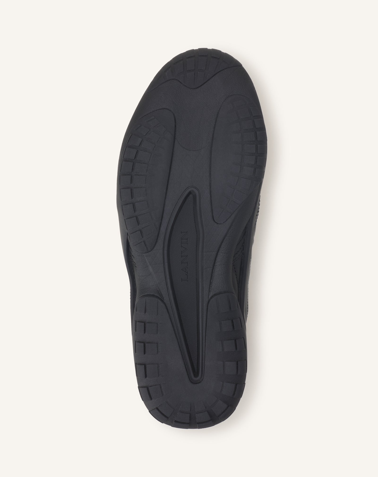 SNEAKERS LNV2 EN CUIR NOIR