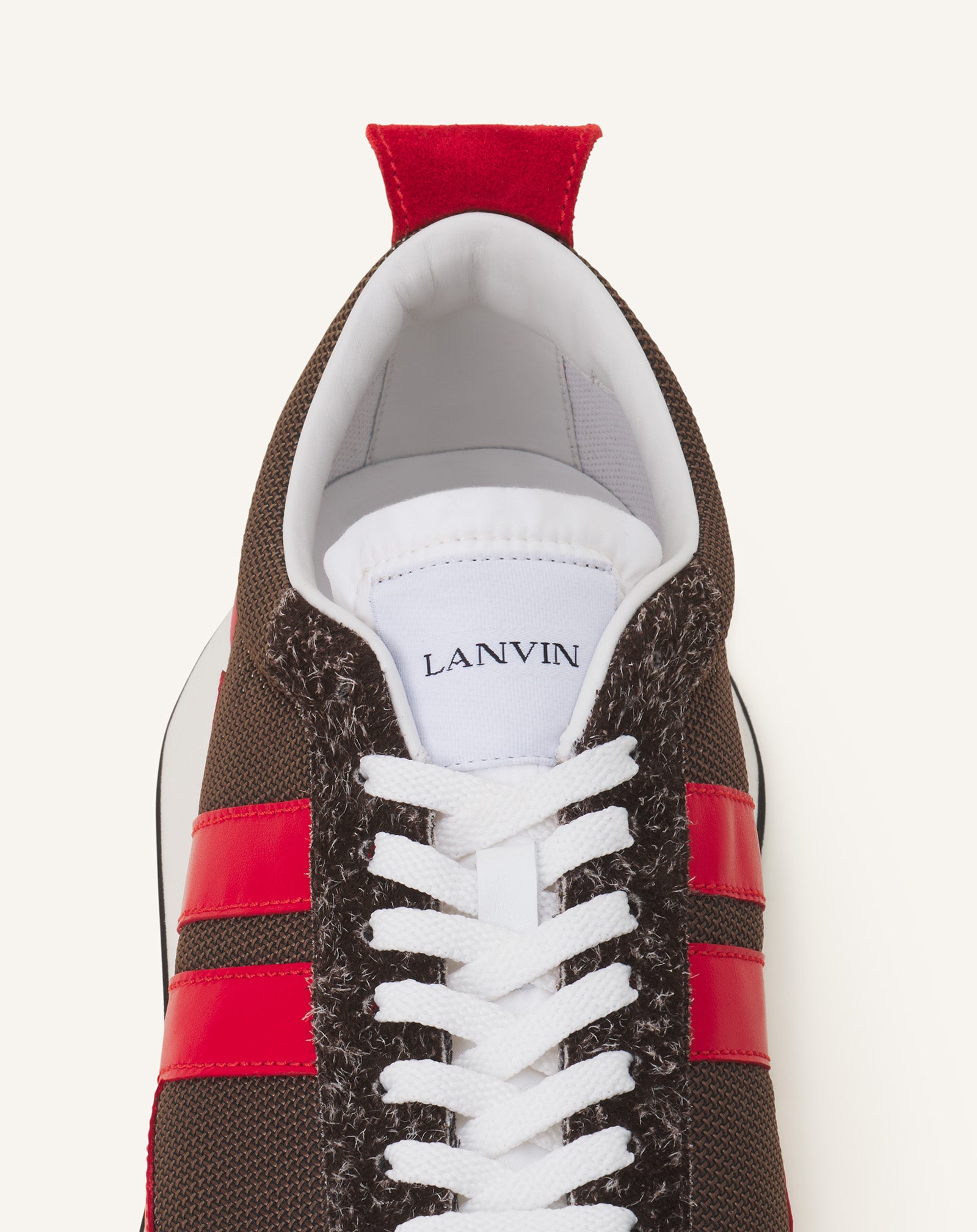 SNEAKERS BUMPR EN MESH MARRON