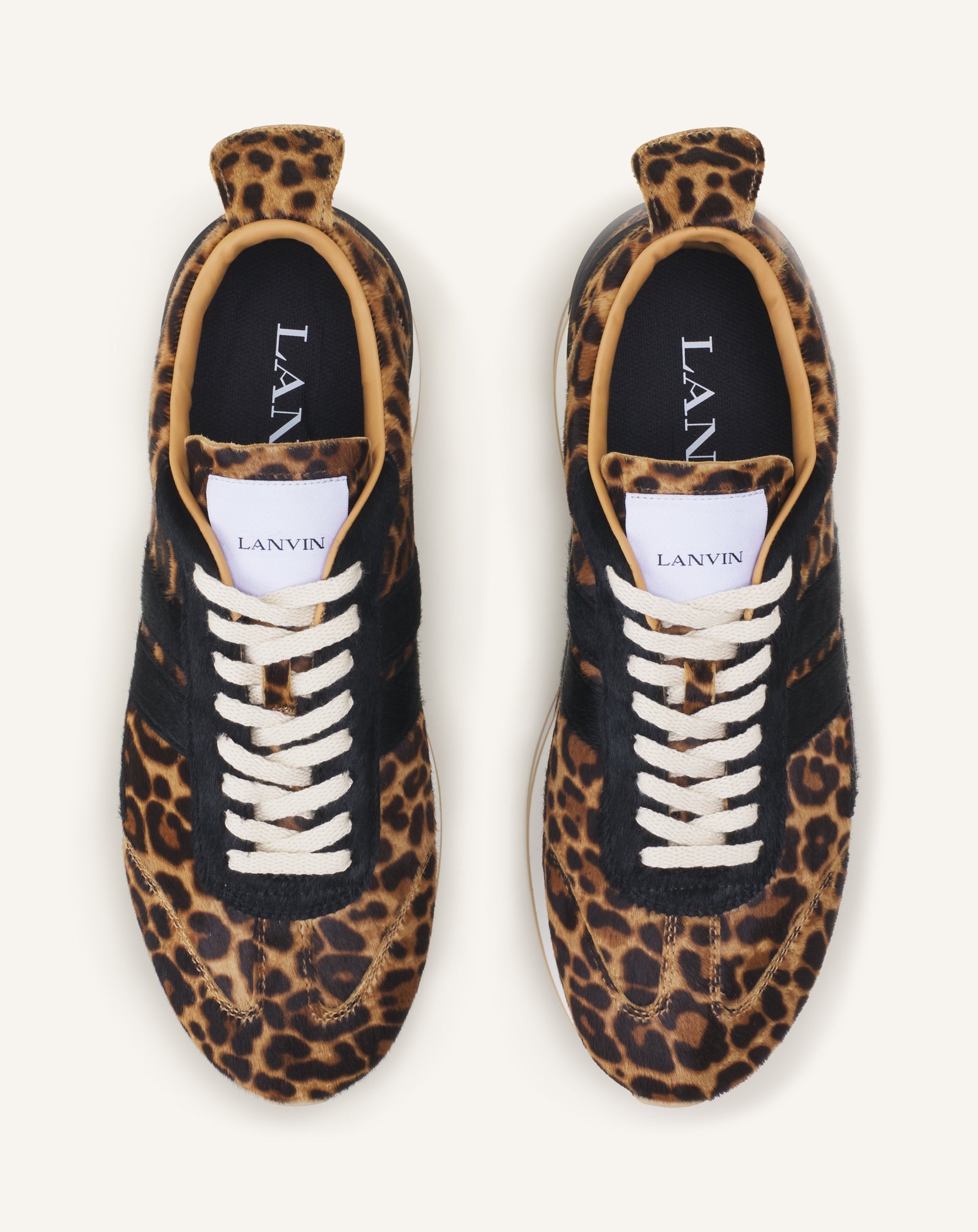 SNEAKERS BUMPR IMPRIMÉE LEOPARD EN PONY