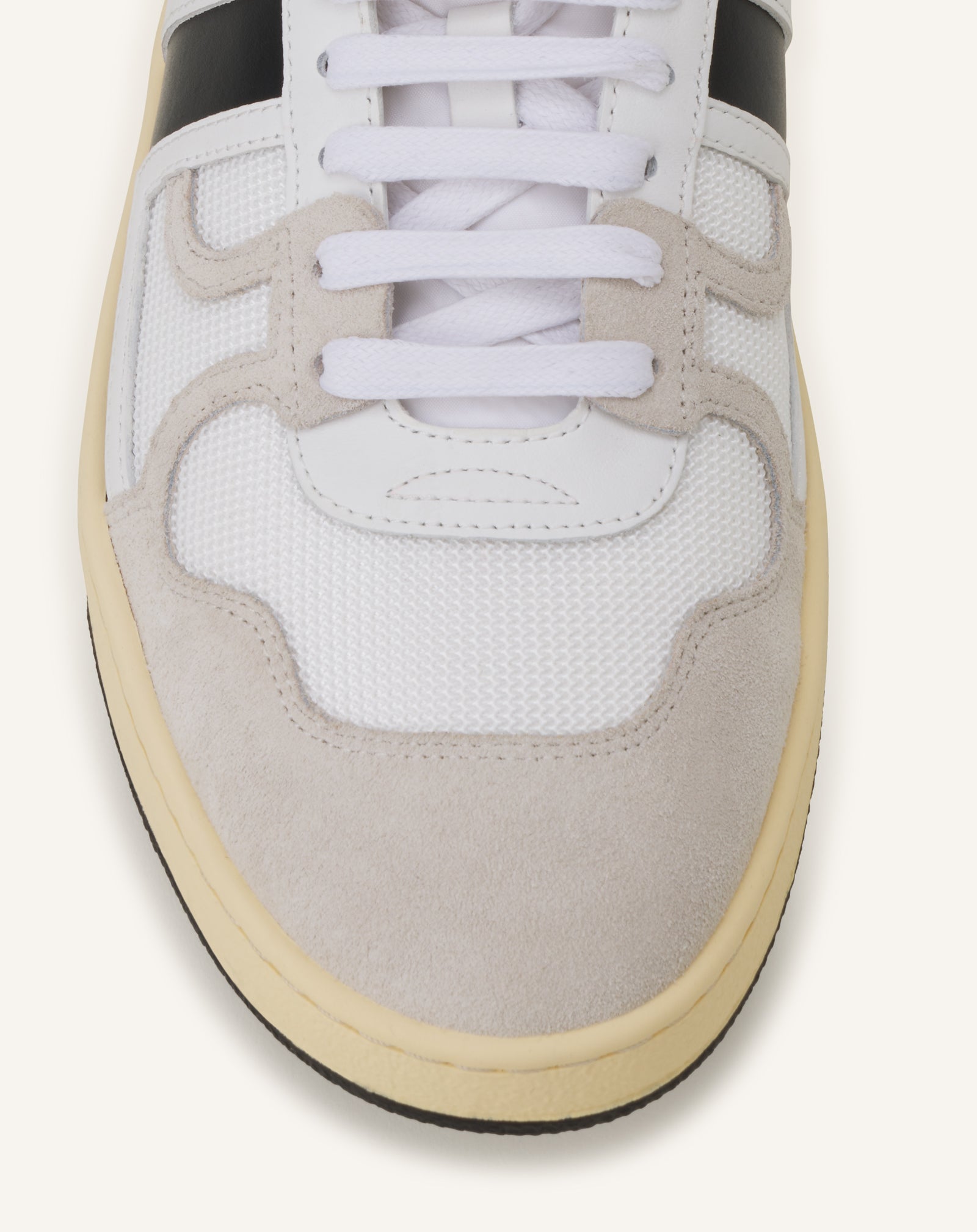 WHITE CLAY MESH SNEAKERS
