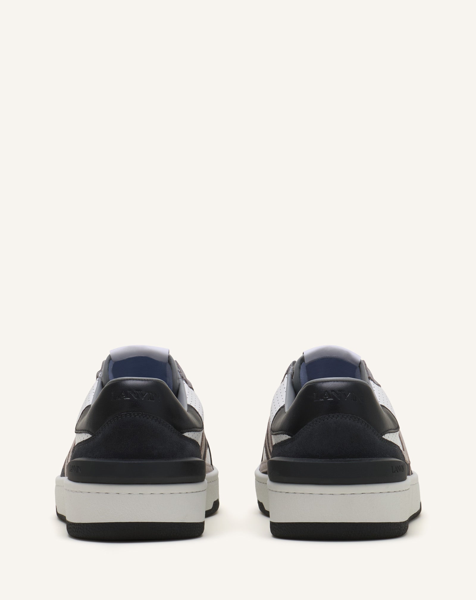 SNEAKERS CLAY EN CUIR PERFORÉ ET SUÈDE