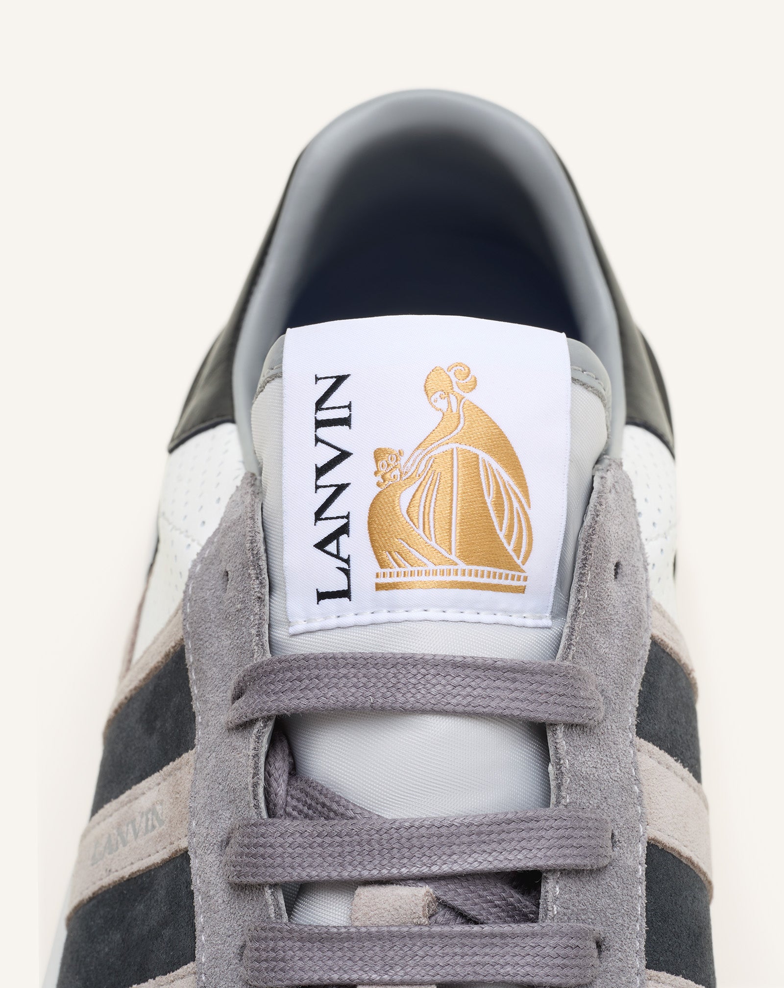 SNEAKERS CLAY EN CUIR PERFORÉ ET SUÈDE