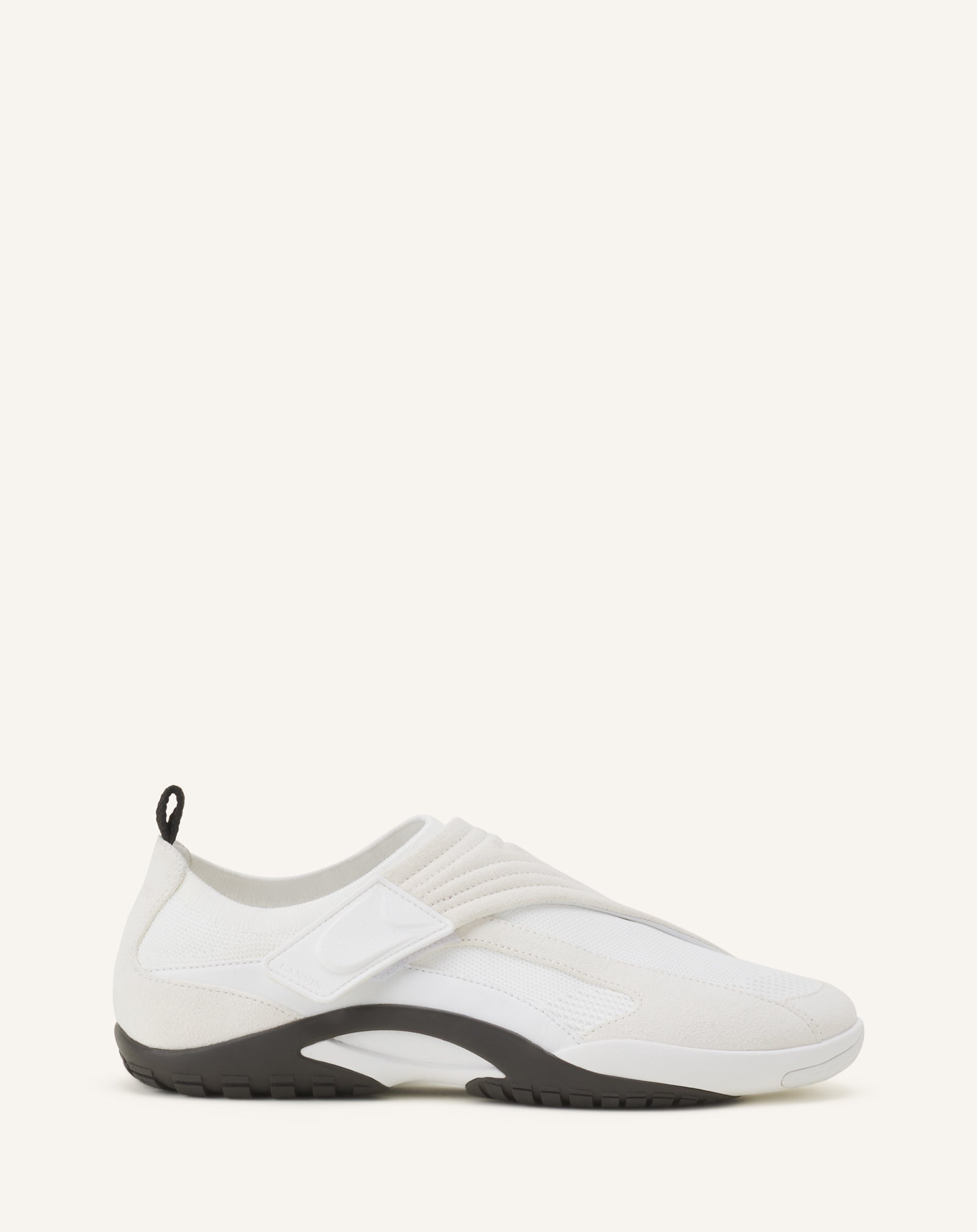 SNEAKER LNV1 EN SUEDE TRICOTE BLANC