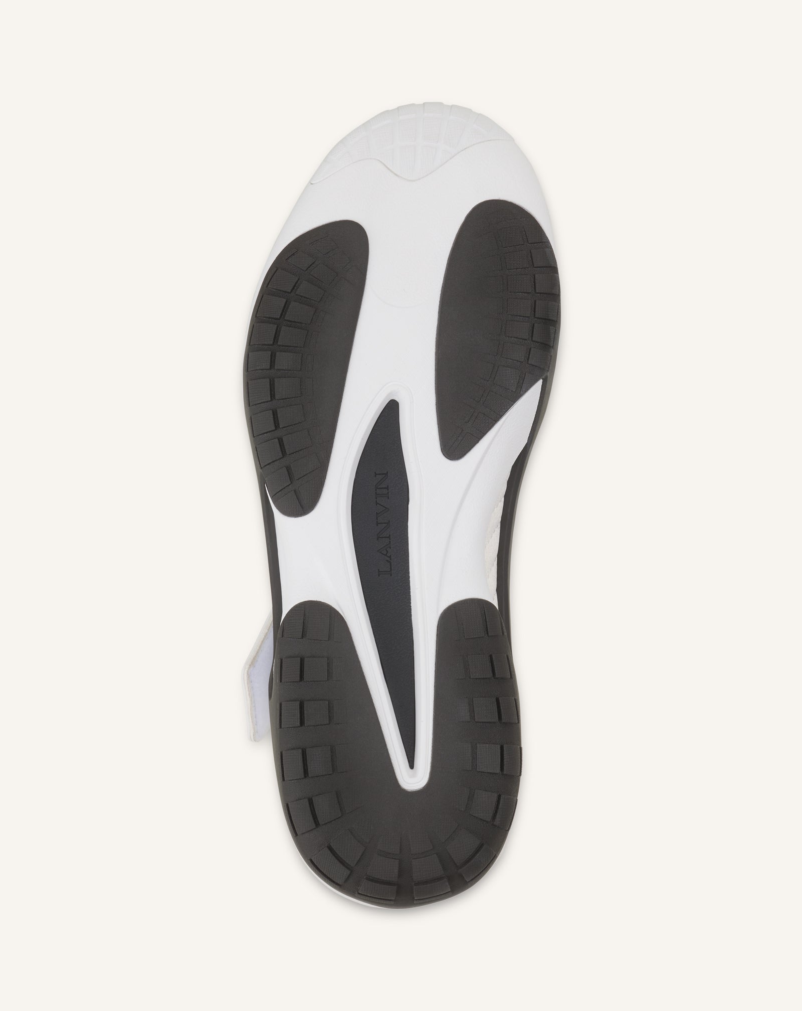 SNEAKER LNV1 EN SUEDE TRICOTE BLANC