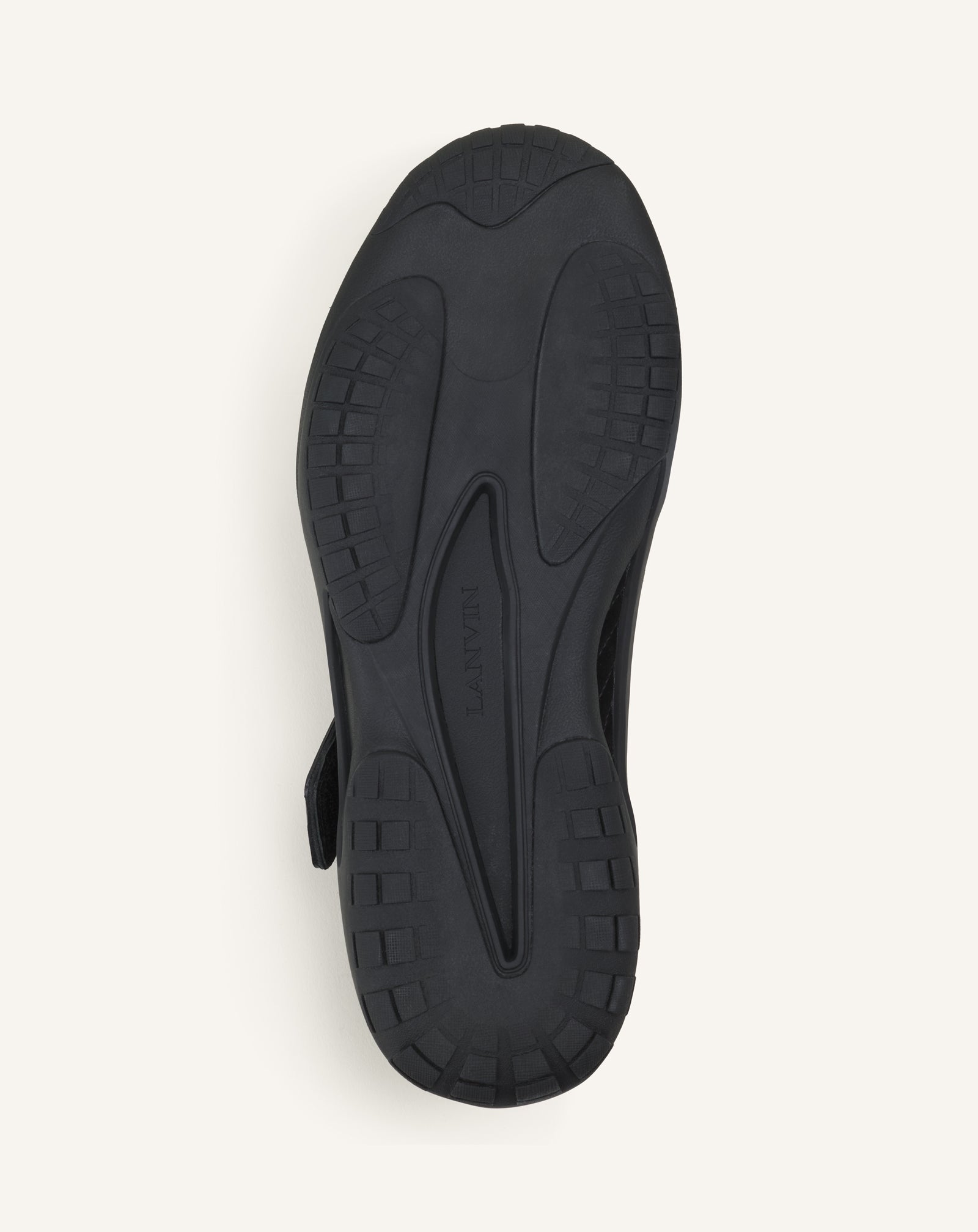 SNEAKER LNV1 EN SUEDE TRICOTE NOIR