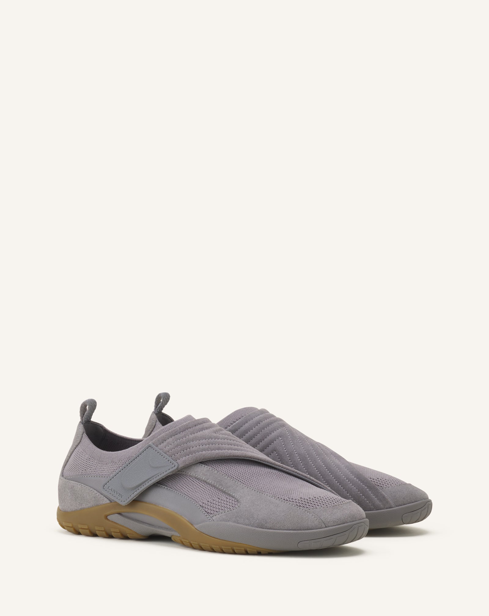 SNEAKER LNV1 EN SUEDE TRICOTE