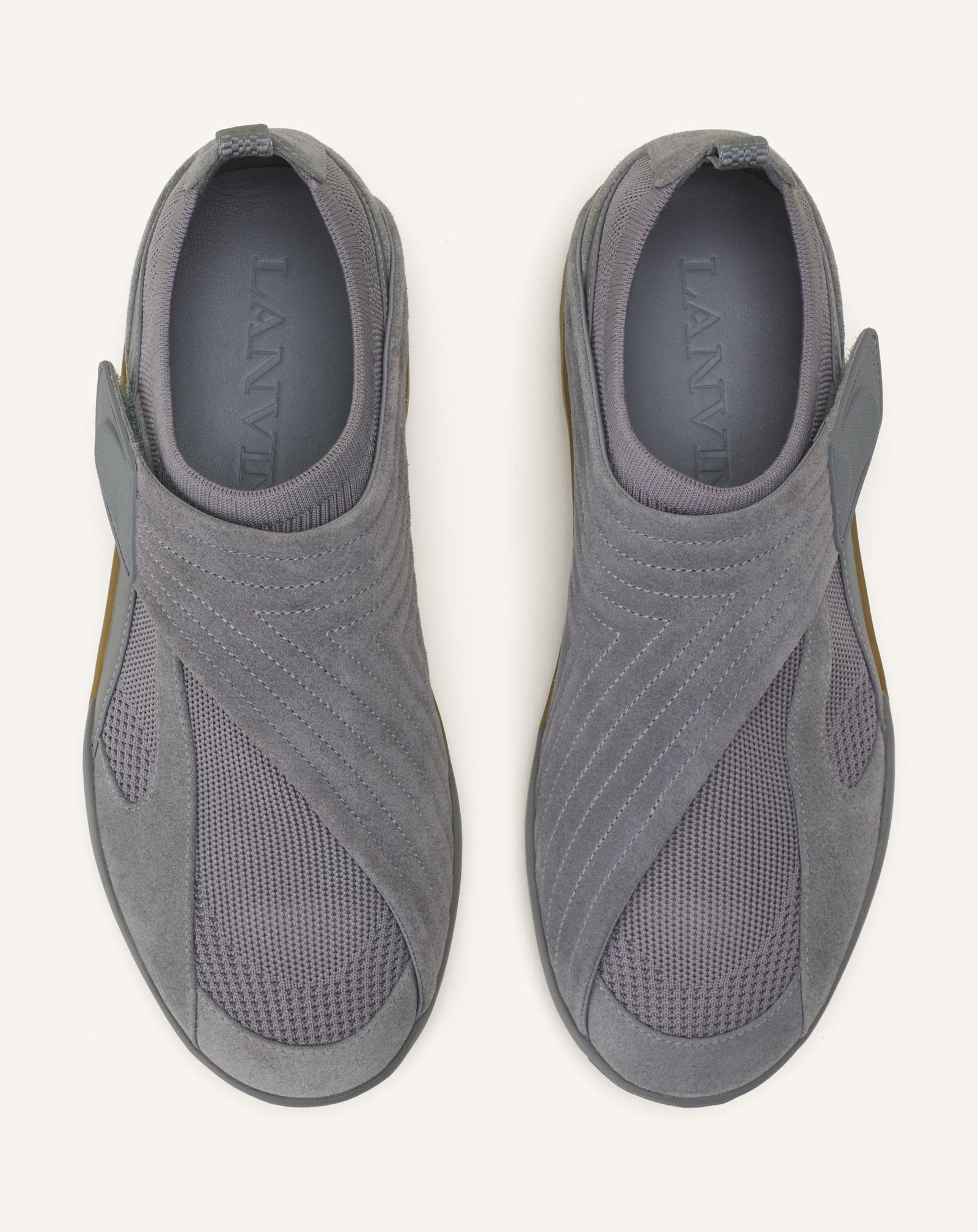 SNEAKER LNV1 EN SUEDE TRICOTE