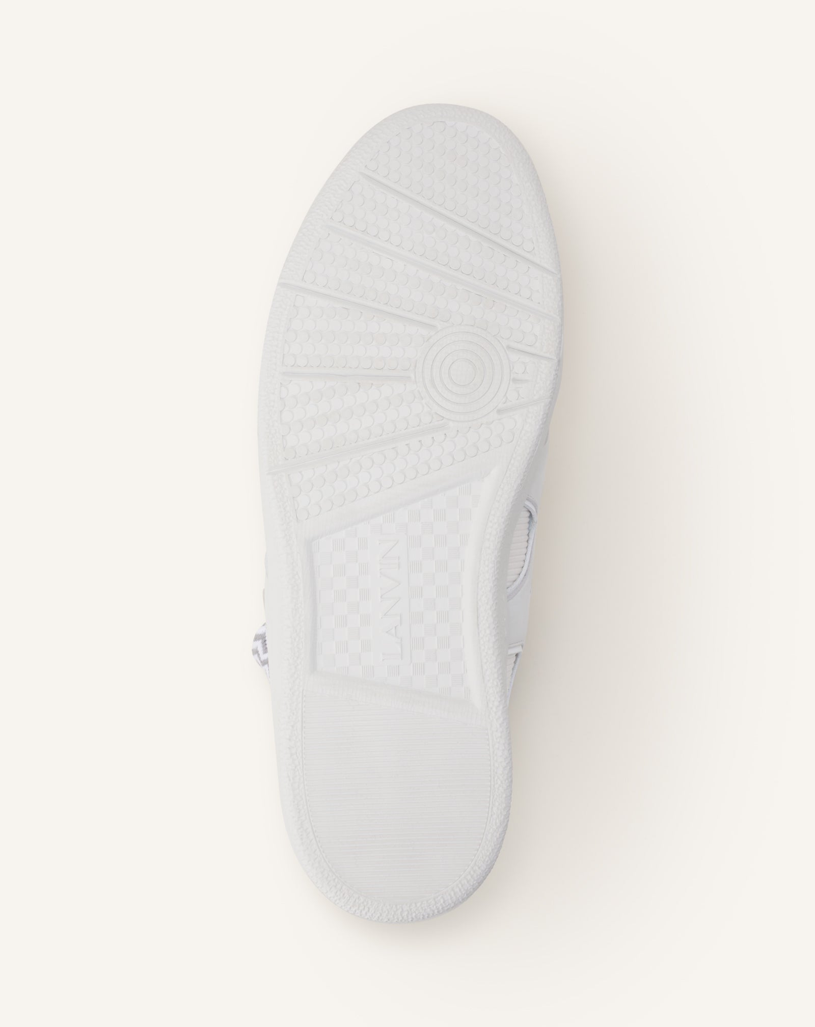 SNEAKERS CURB HIGH TOP EN KNIT BLANC