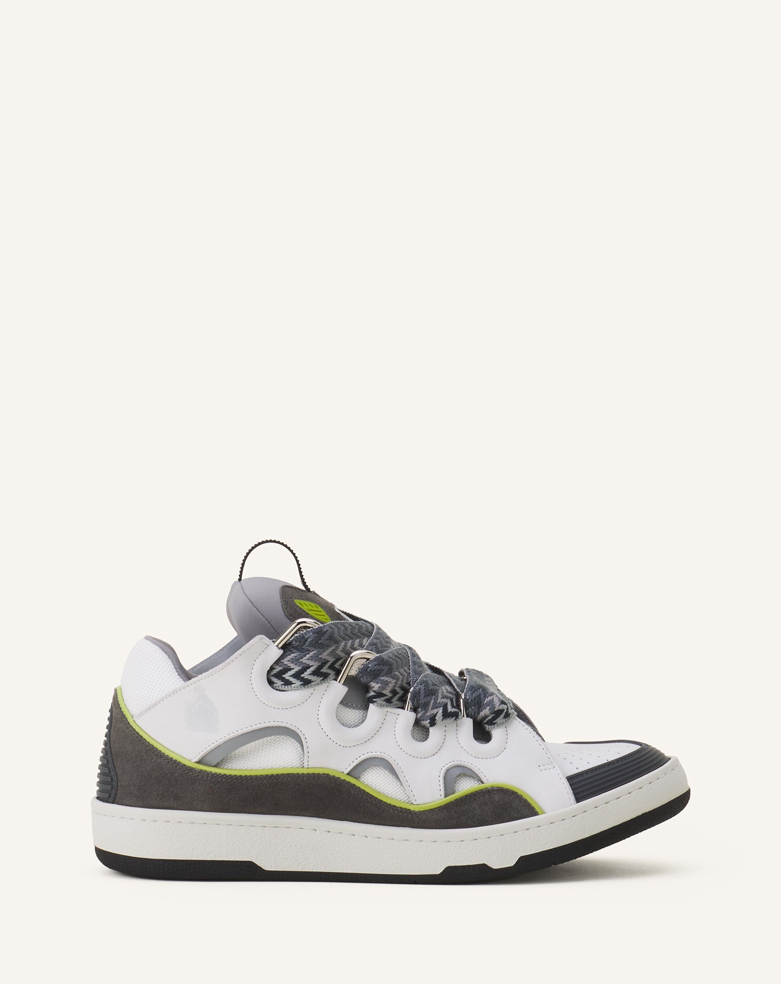 SNEAKERS CURBS EN CUIR