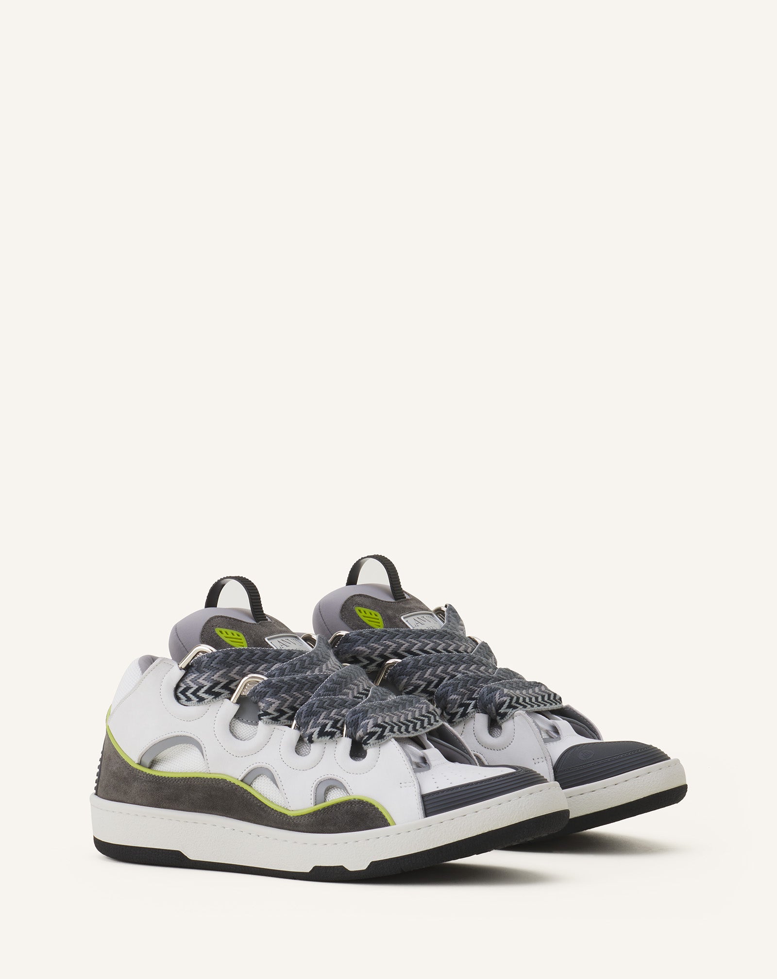 SNEAKERS CURBS EN CUIR