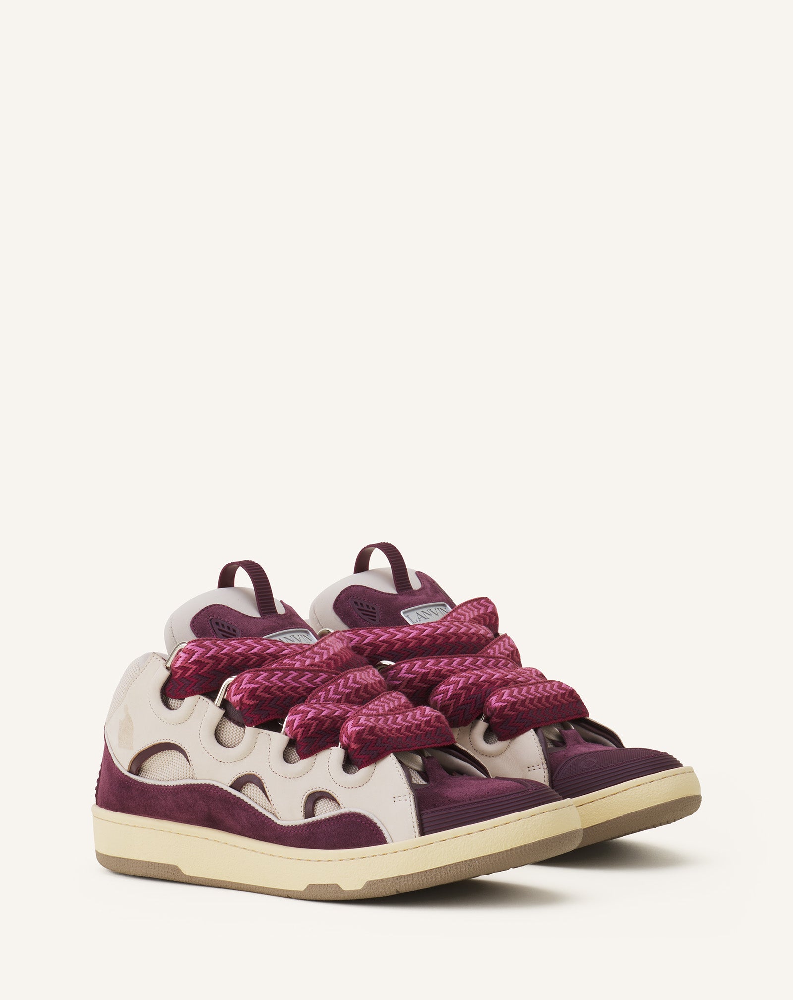 SNEAKERS CURBS EN CUIR