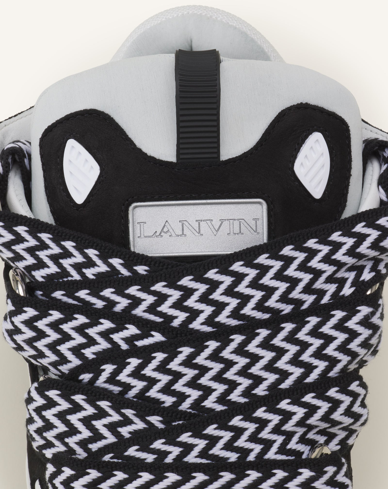 SNEAKERS CURB EN CUIR GRIS