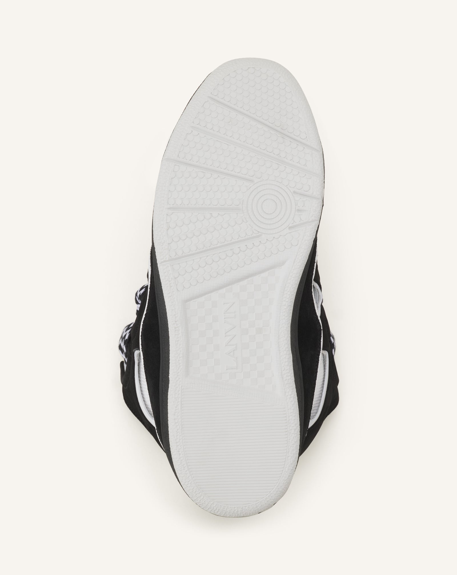 SNEAKERS CURB EN CUIR GRIS