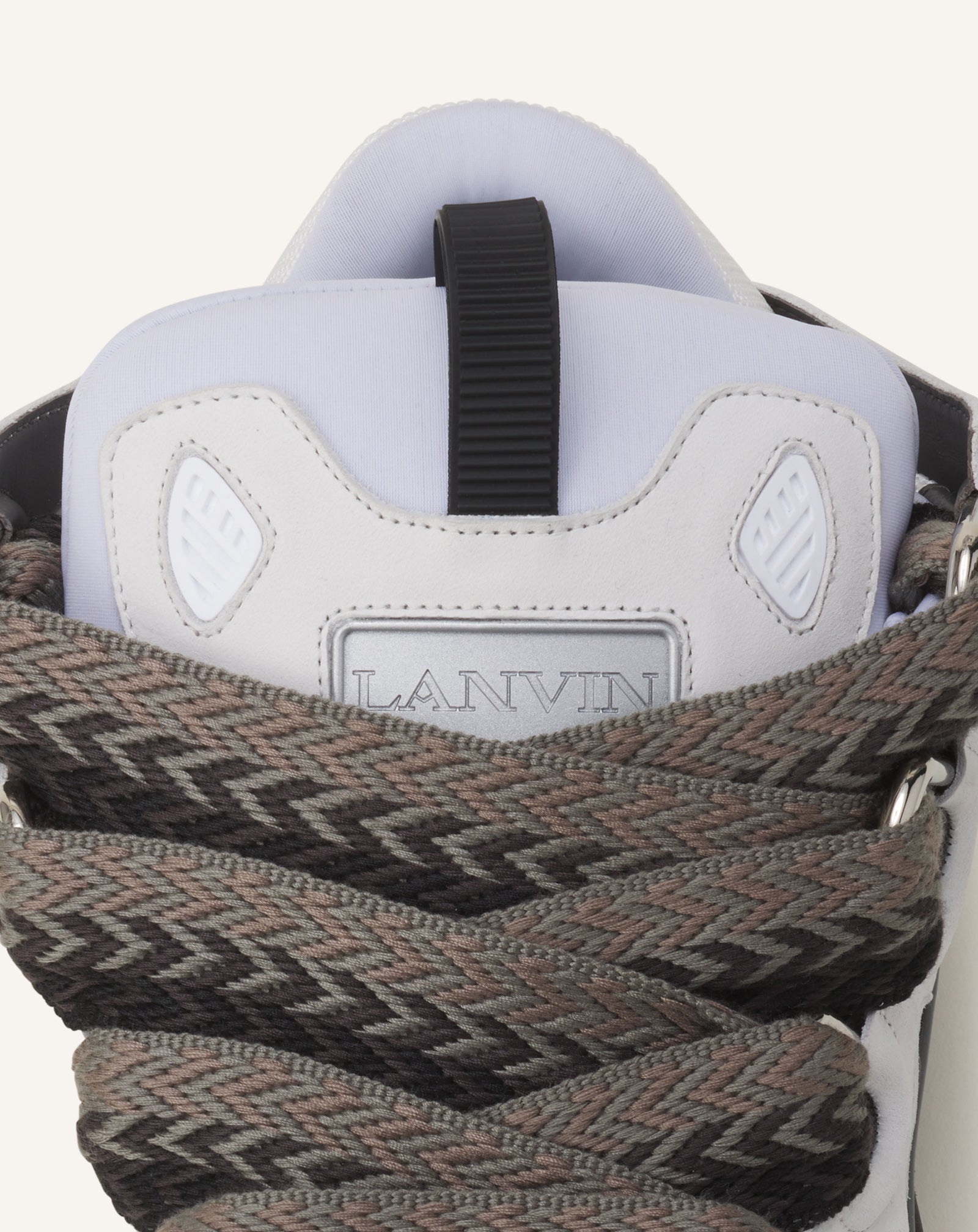 SNEAKERS CURB EN CUIR GRIS
