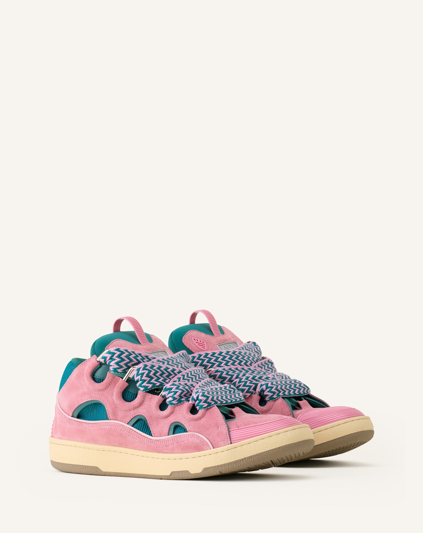 SNEAKERS CURB EN CUIR