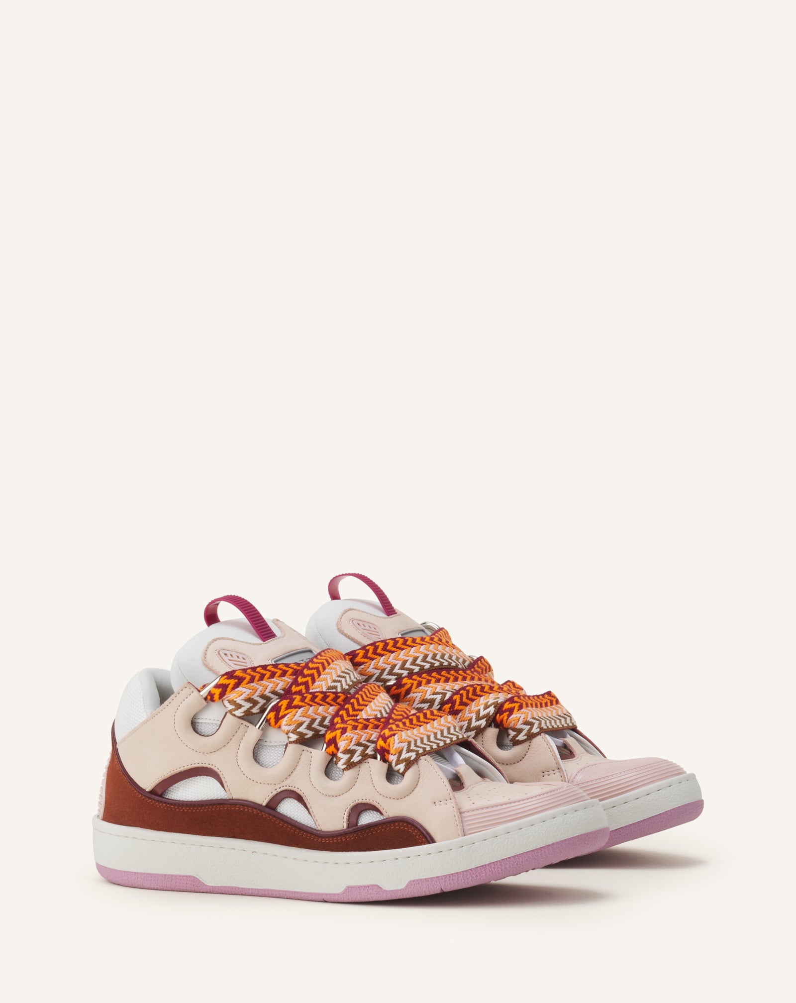 SNEAKERS CURB EN CUIR