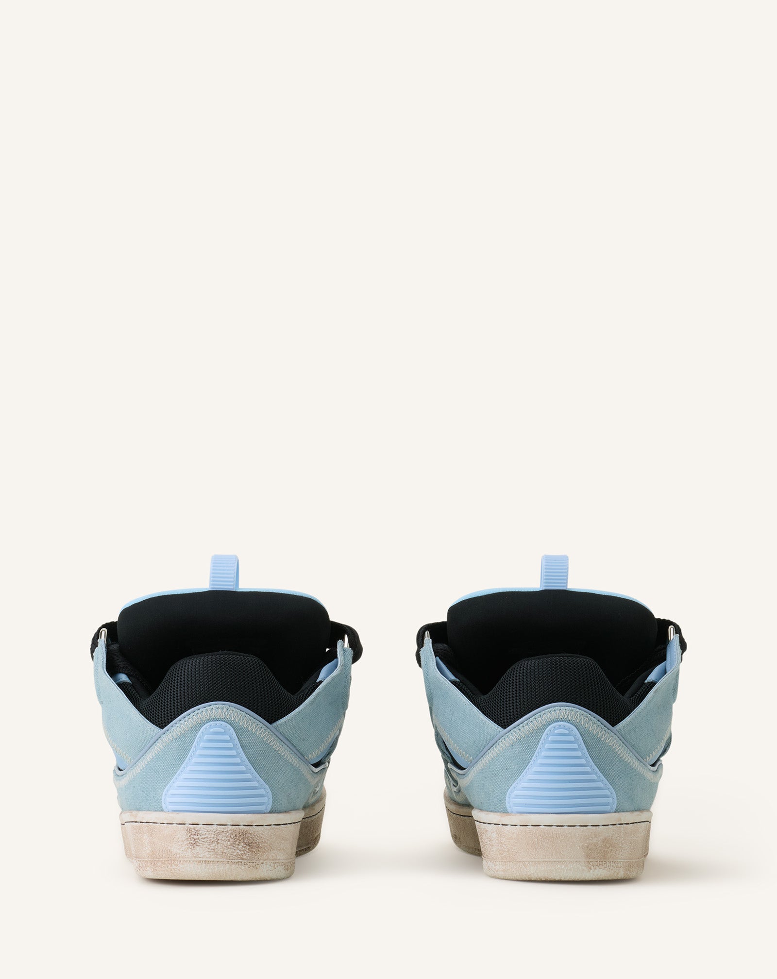 BLUE CURB CANVAS SNEAKERS