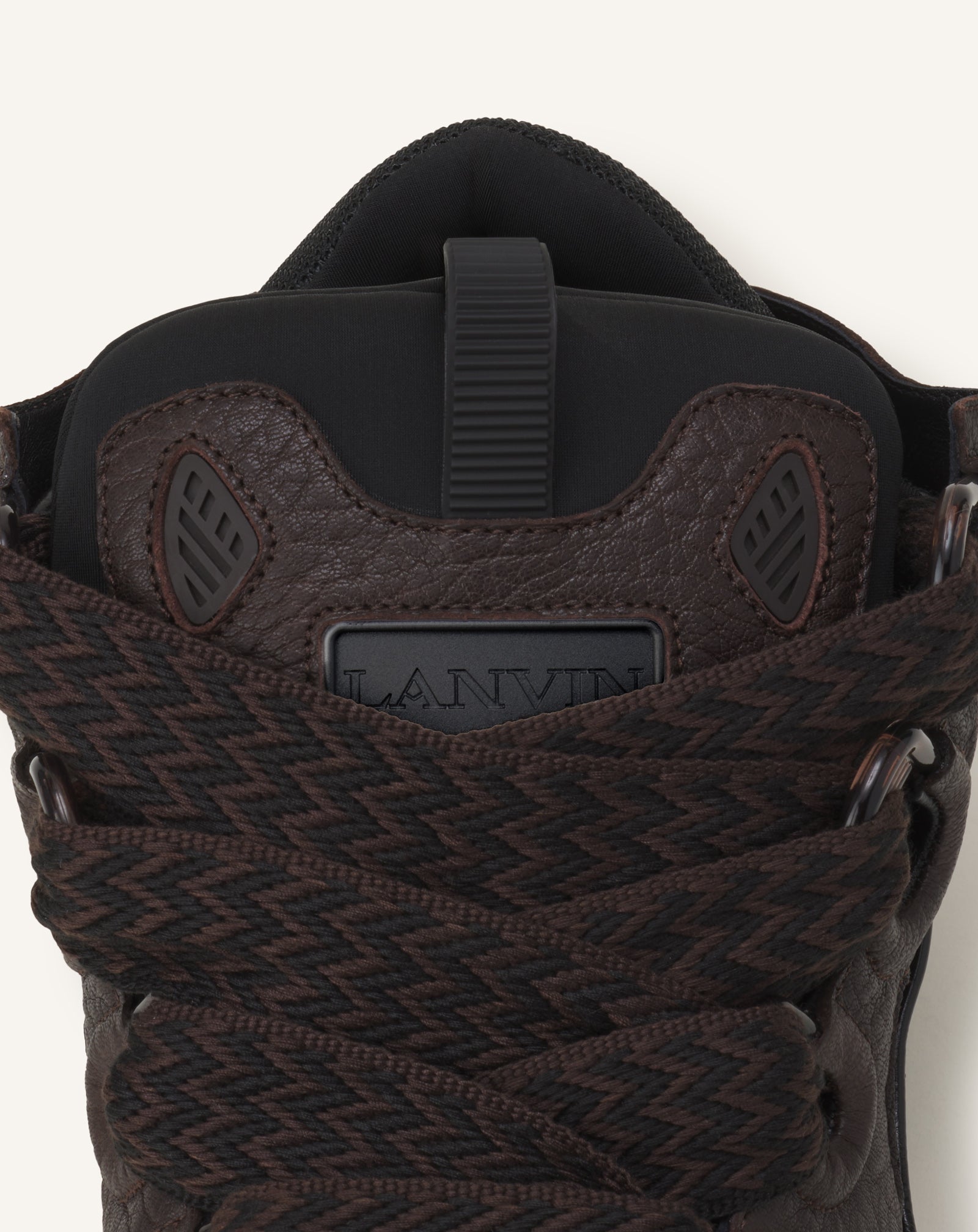 SNEAKERS CURB EN CUIR EFFET DINO GRIS