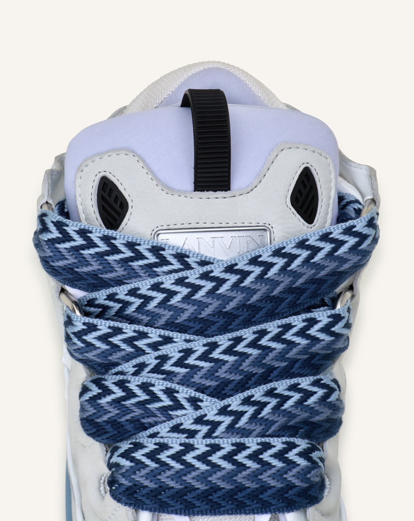 WHITE CURB BICO SNEAKERS IN LEATHER