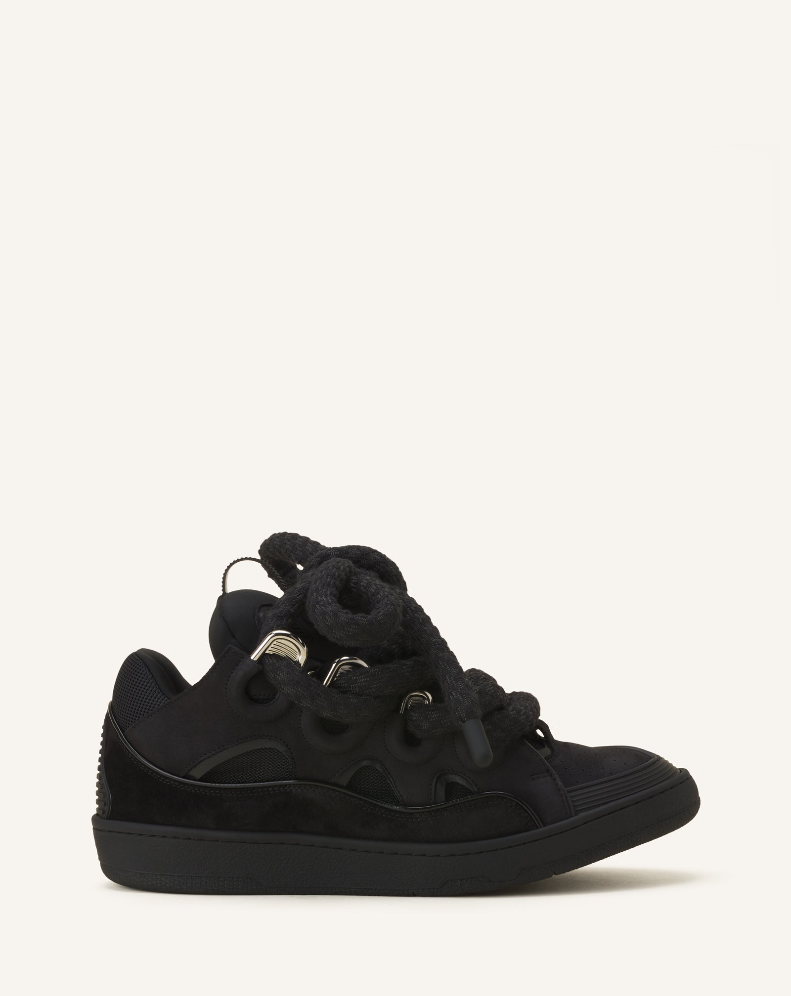 SNEAKERS CURB SNAKE EN CUIR