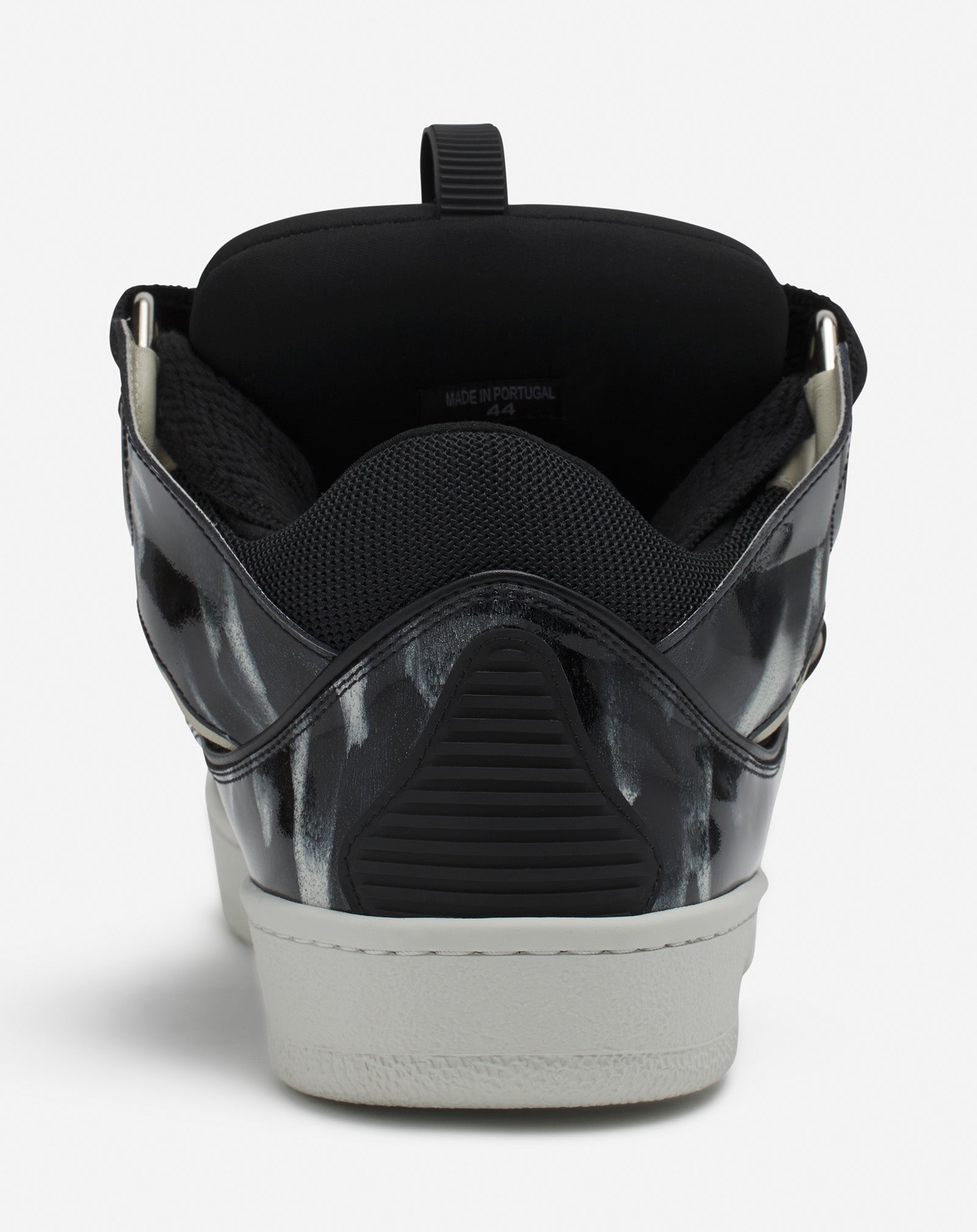 SNEAKERS CURB EN CUIR À PAILLETTES