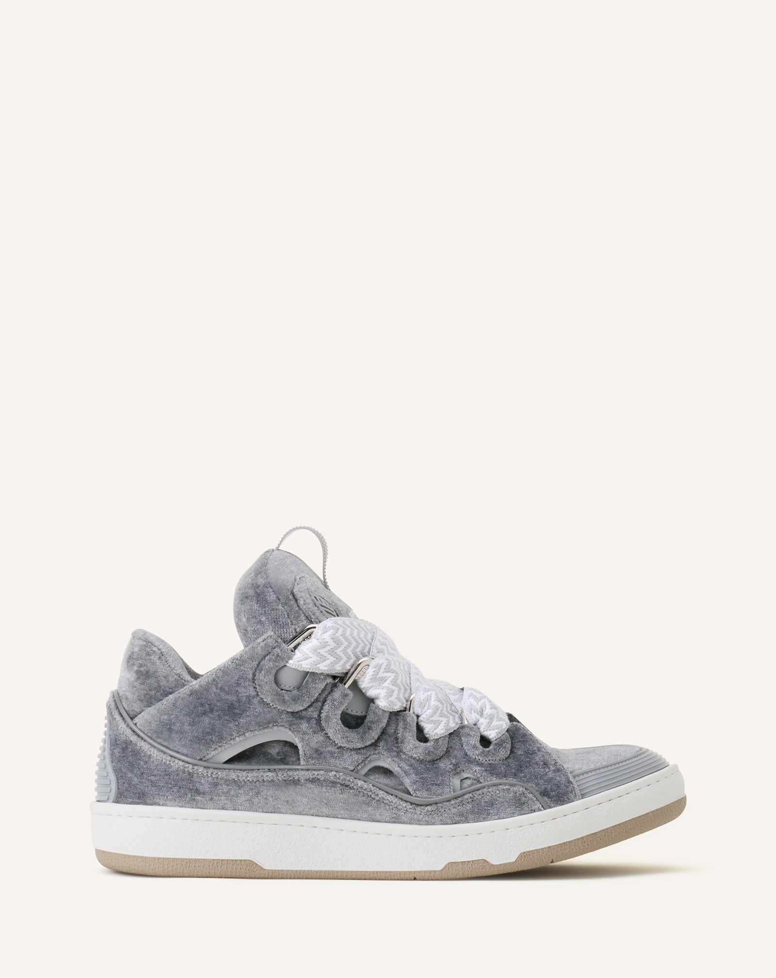 SNEAKERS CURB EN JERSEY BLEU