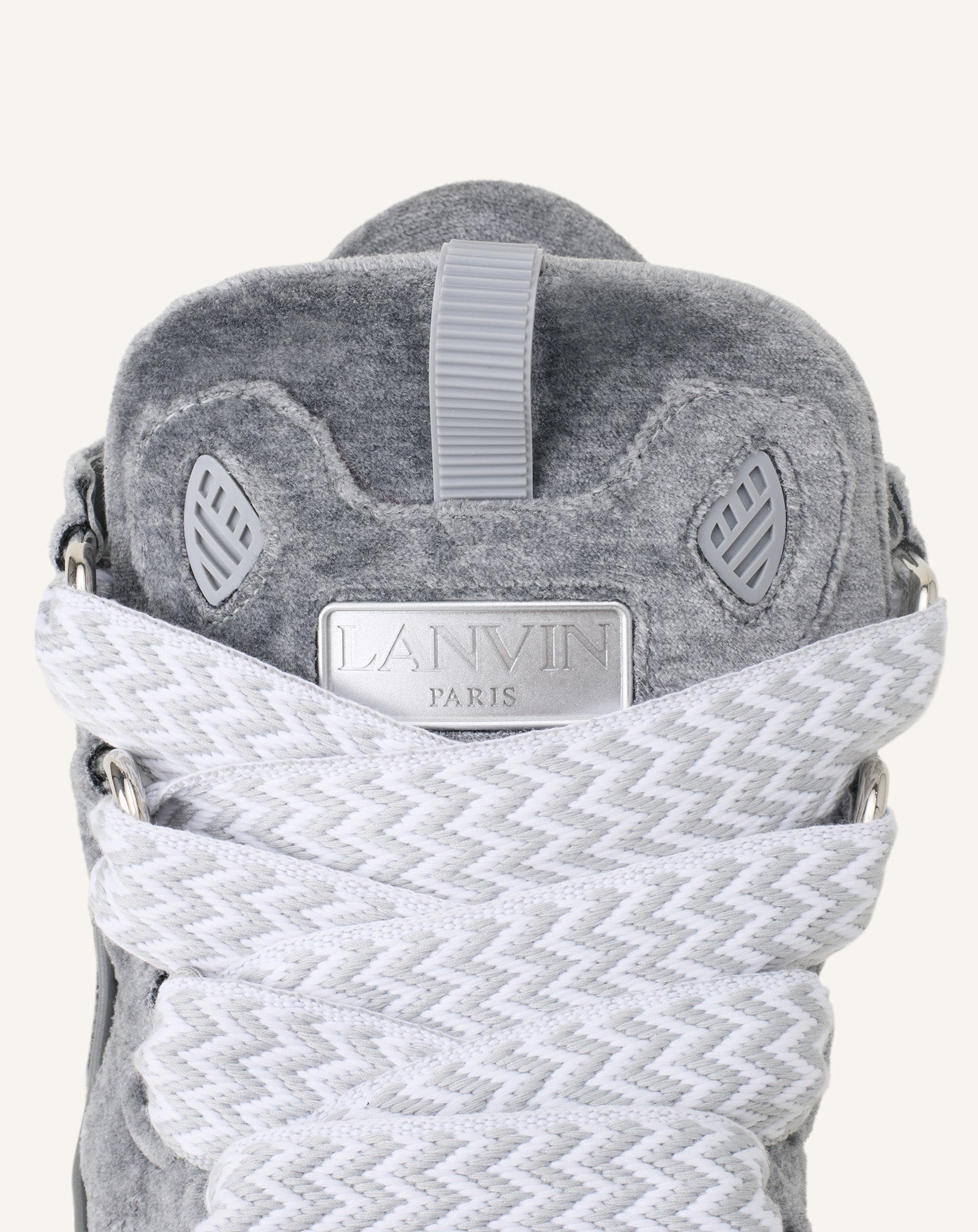 SNEAKERS CURB EN JERSEY BLEU