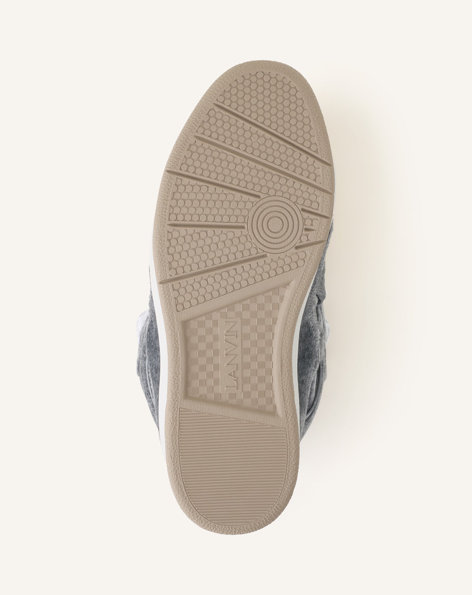 SNEAKERS CURB EN JERSEY BLEU