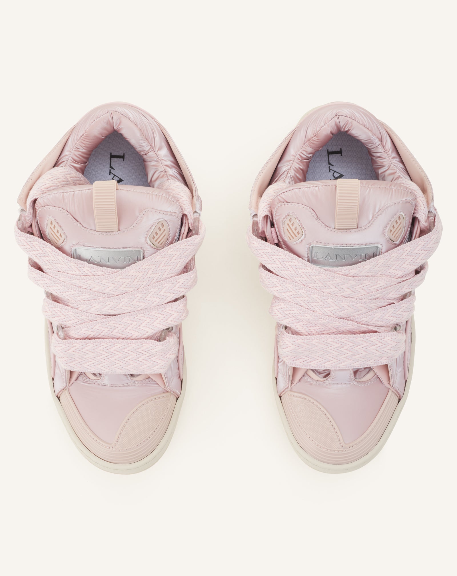 PINK CURB SNEAKERS IN NYLON