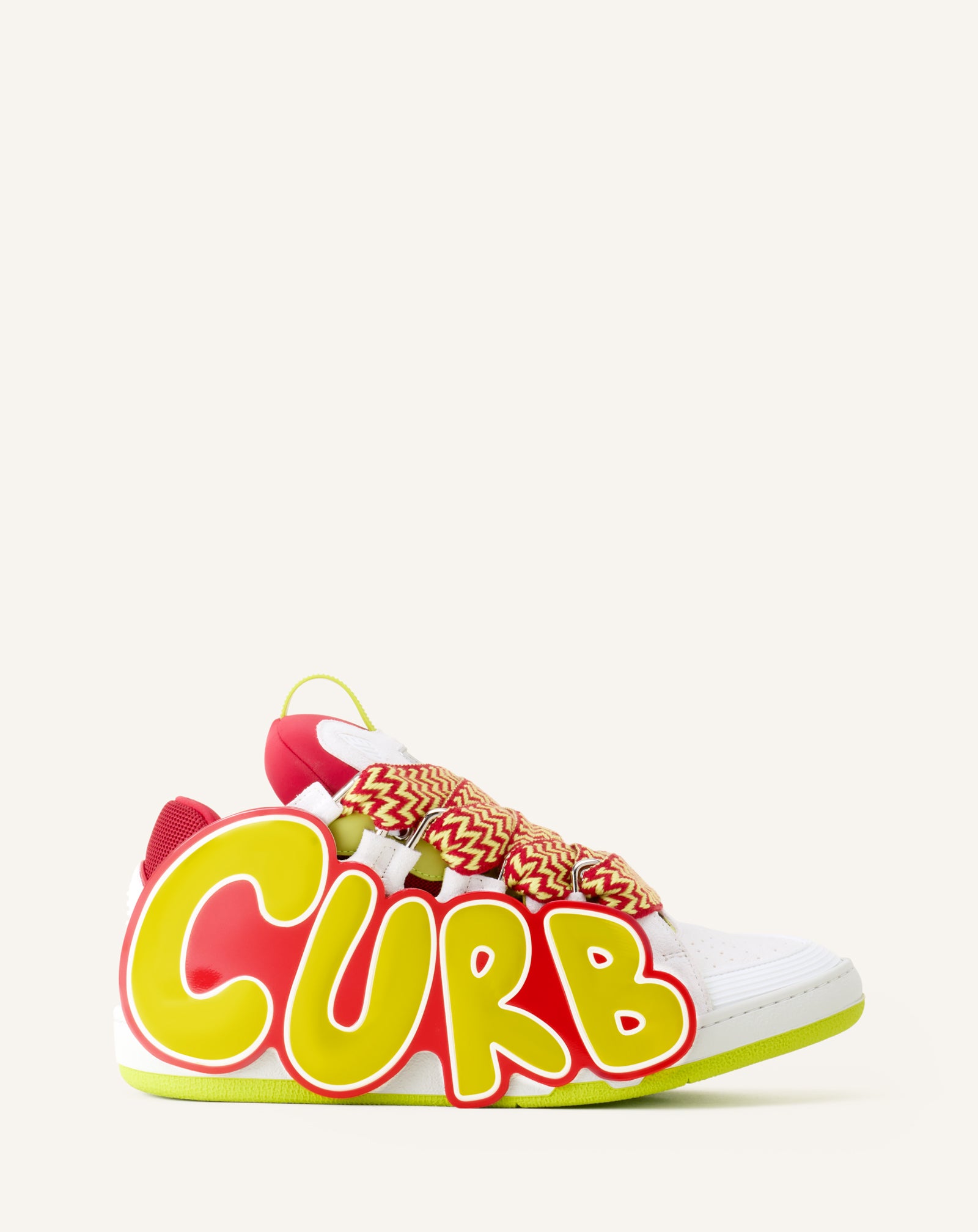 SNEAKERS URBAN CURB EN CUIR À PATCH