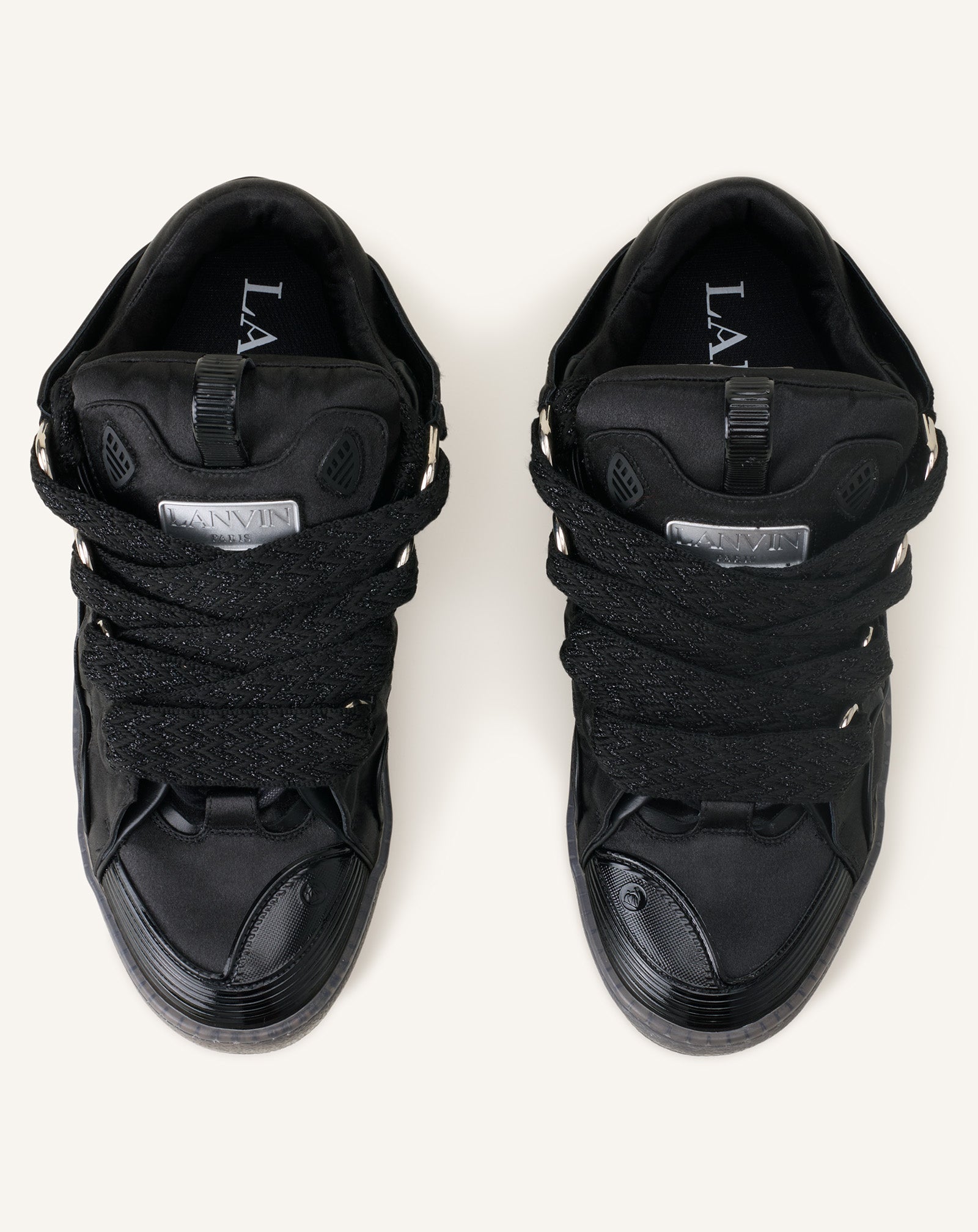 SNEAKERS CURB EN SATIN