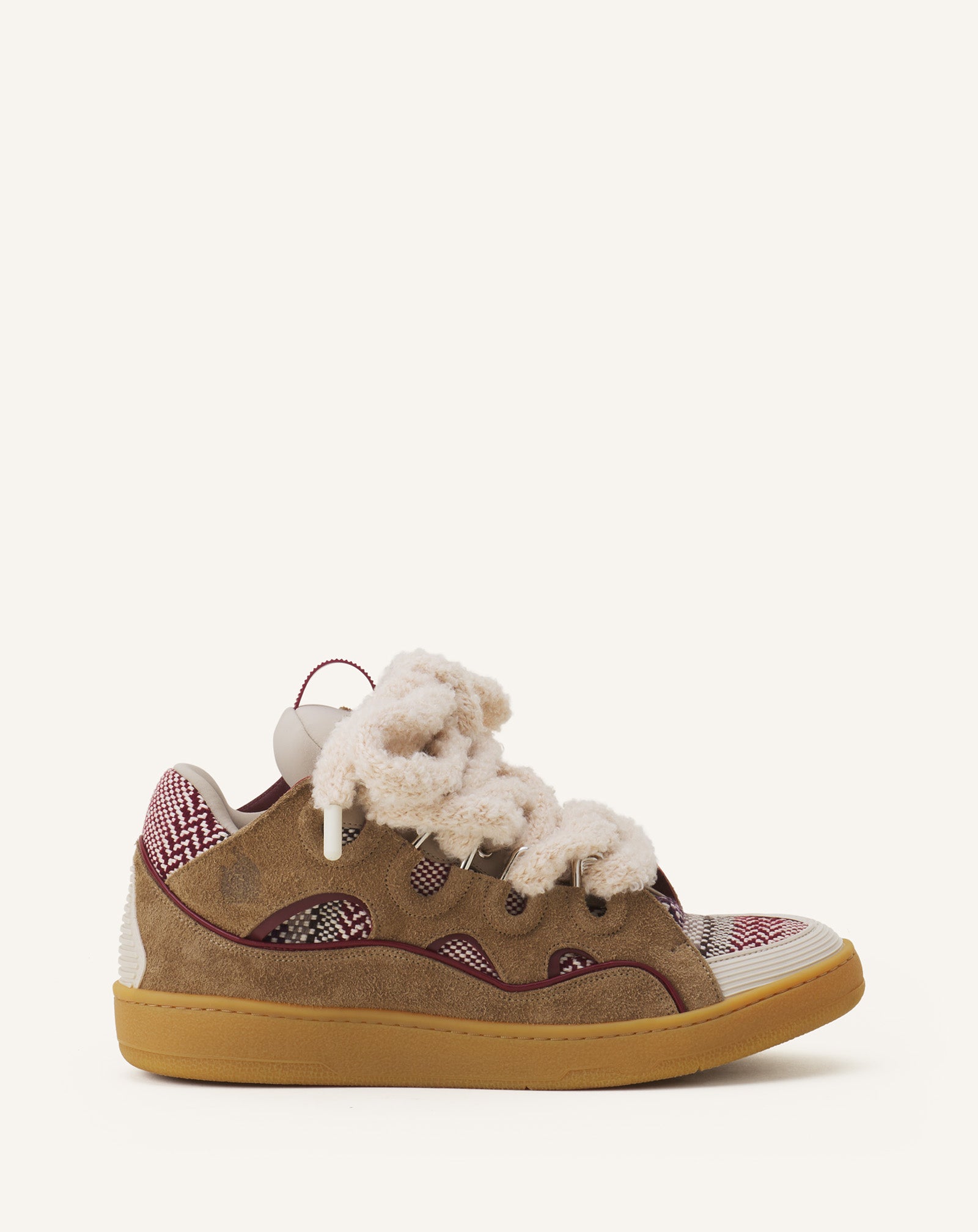 CURB SNEAKERS EN SUEDE LACETS MAILLE